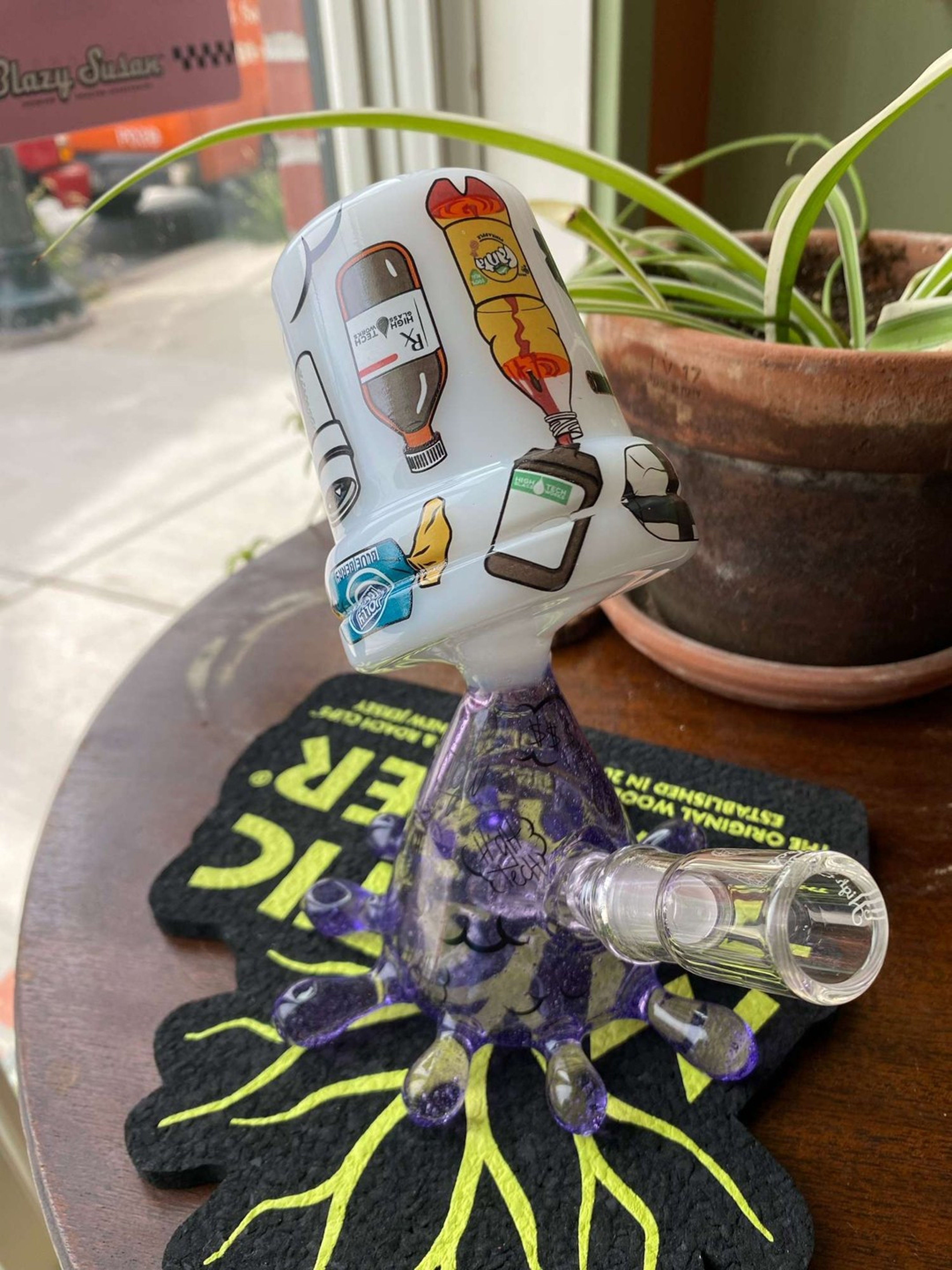 High Tech Glass Drank Spill Double Cup Rig image 0