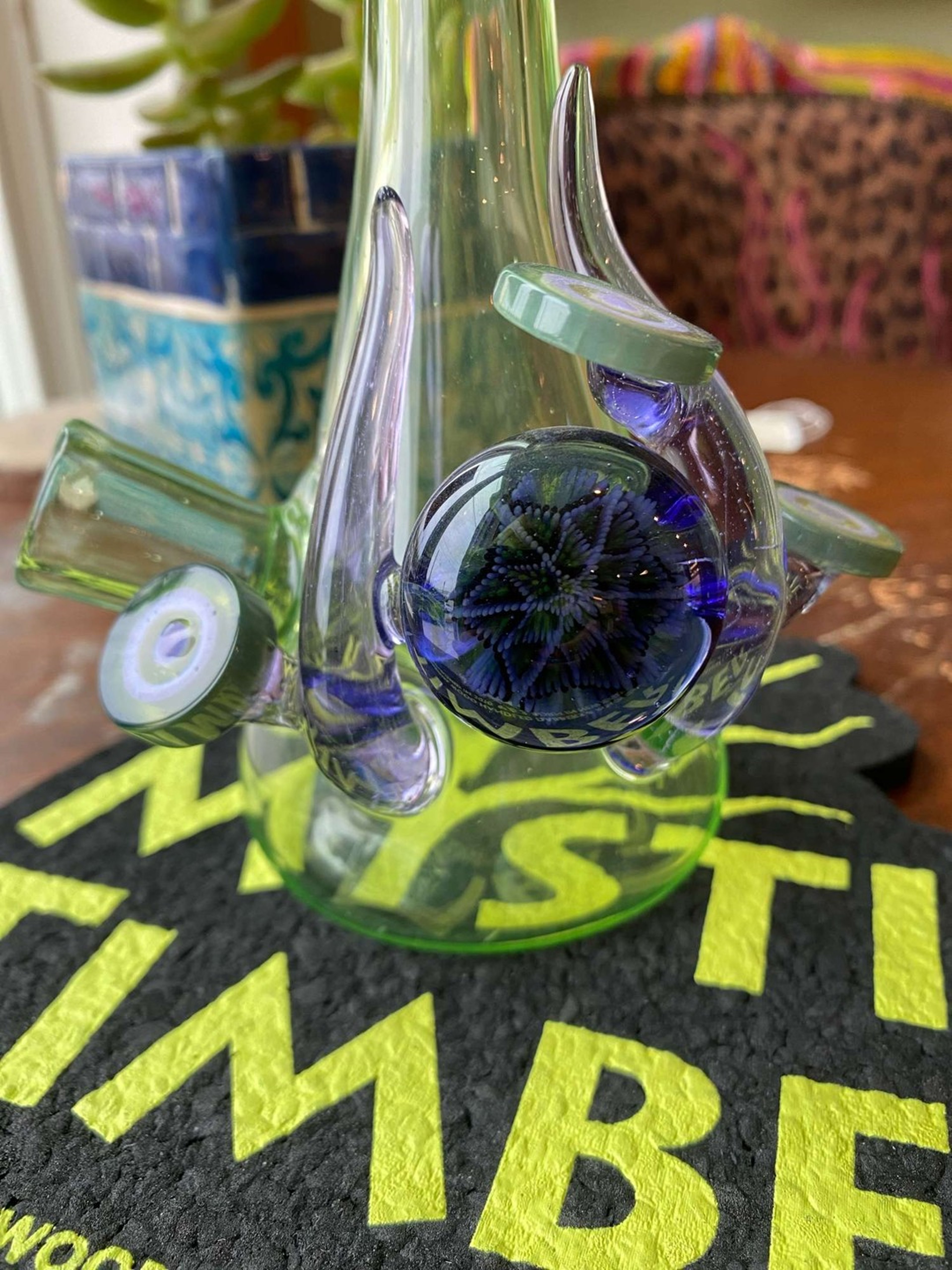 Preview pic of Half Full / Introvert Glass Collab 14mm Waterpipe