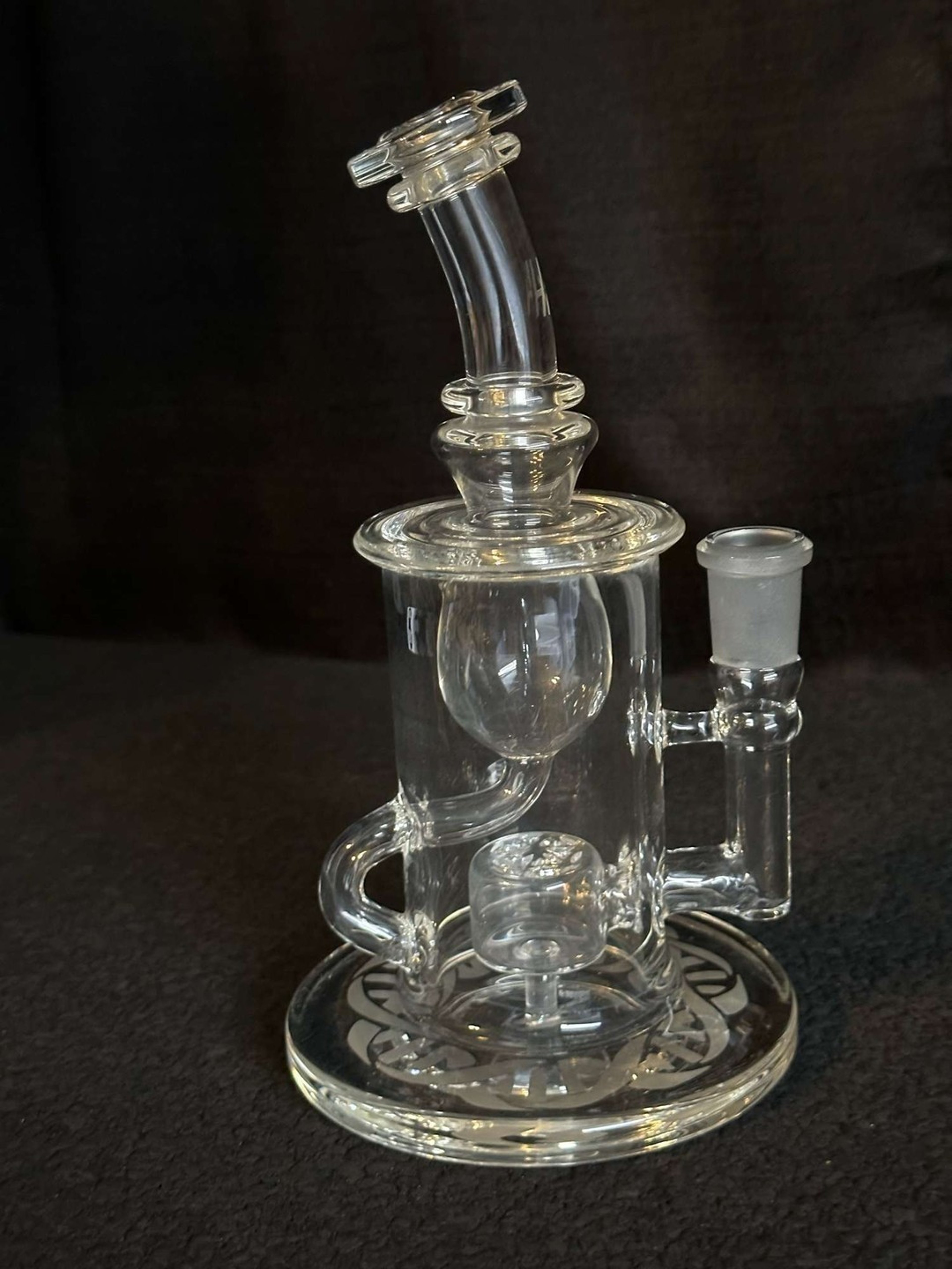 Preview pic of Adept Glass Klein w/ Summit Quartz Slurper & 3pc marble set