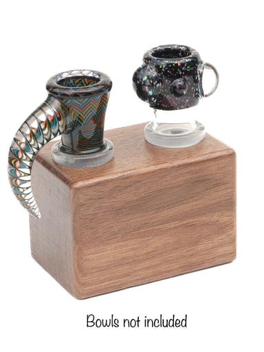 Preview pic of Walnut 2x Slide Stand - 18mm, 14mm, 10mm available
