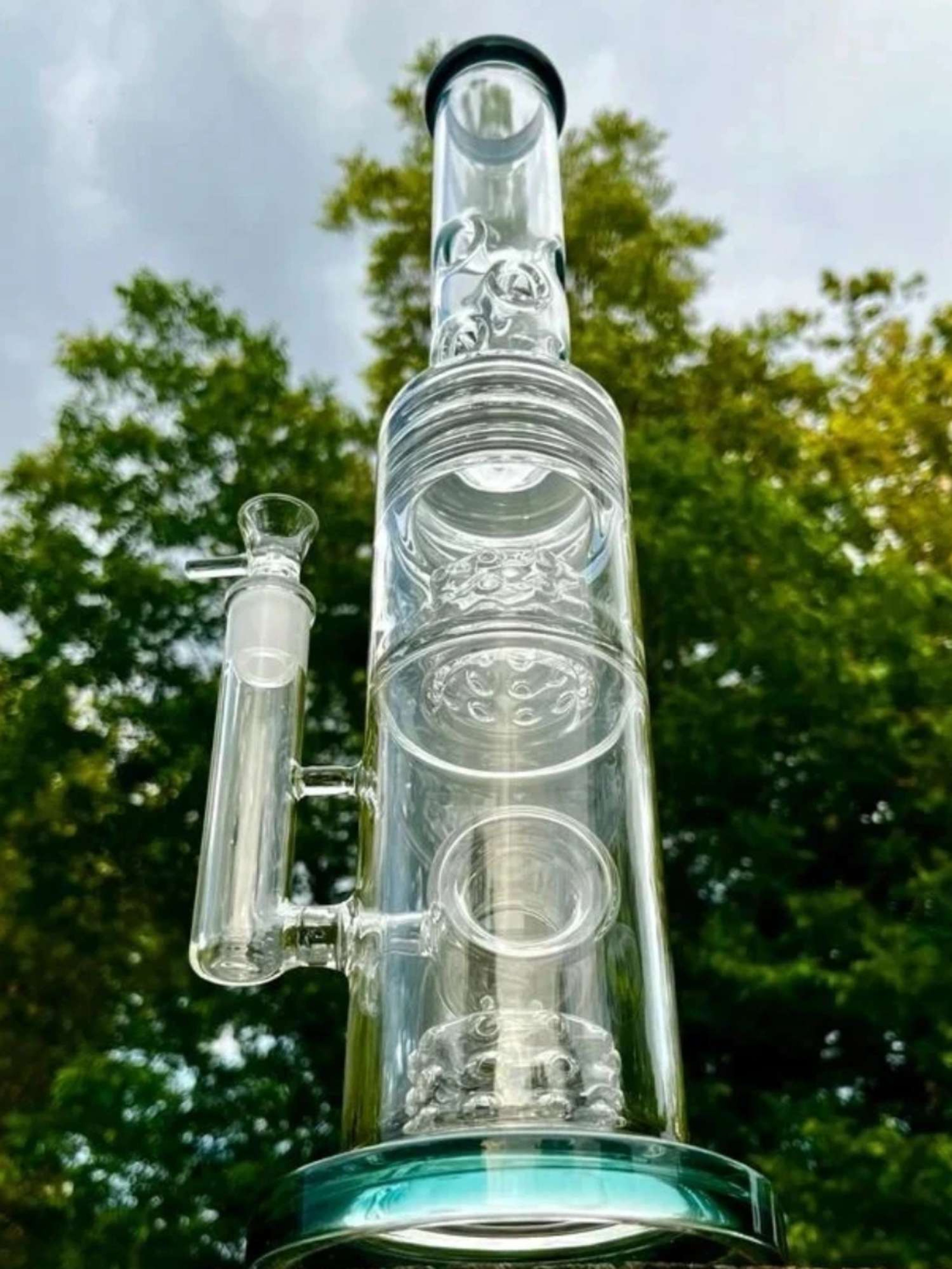The OMG Bong - 18 inches Big Glass Bong image 0