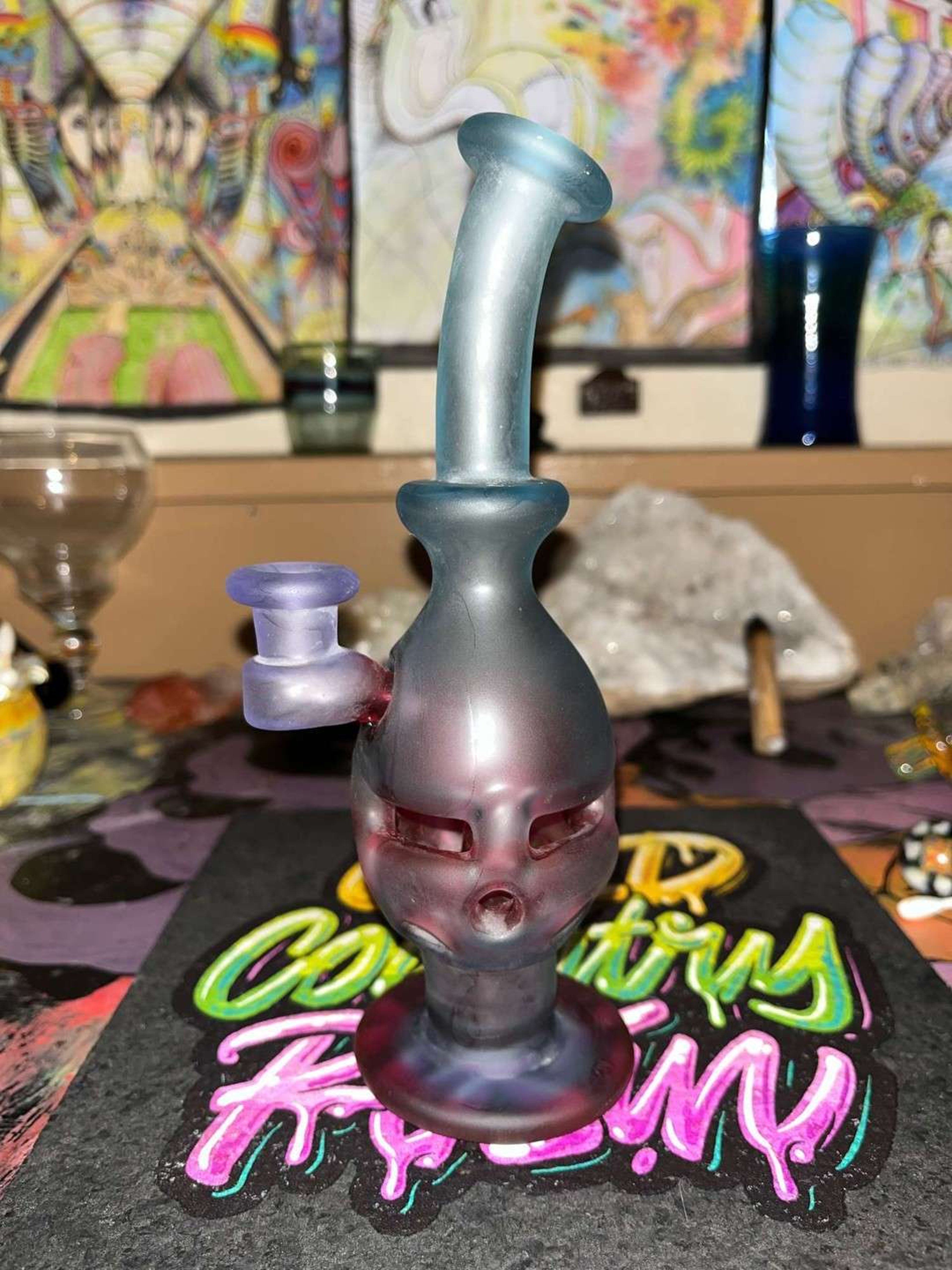 Blew Glass Fab Egg image 0