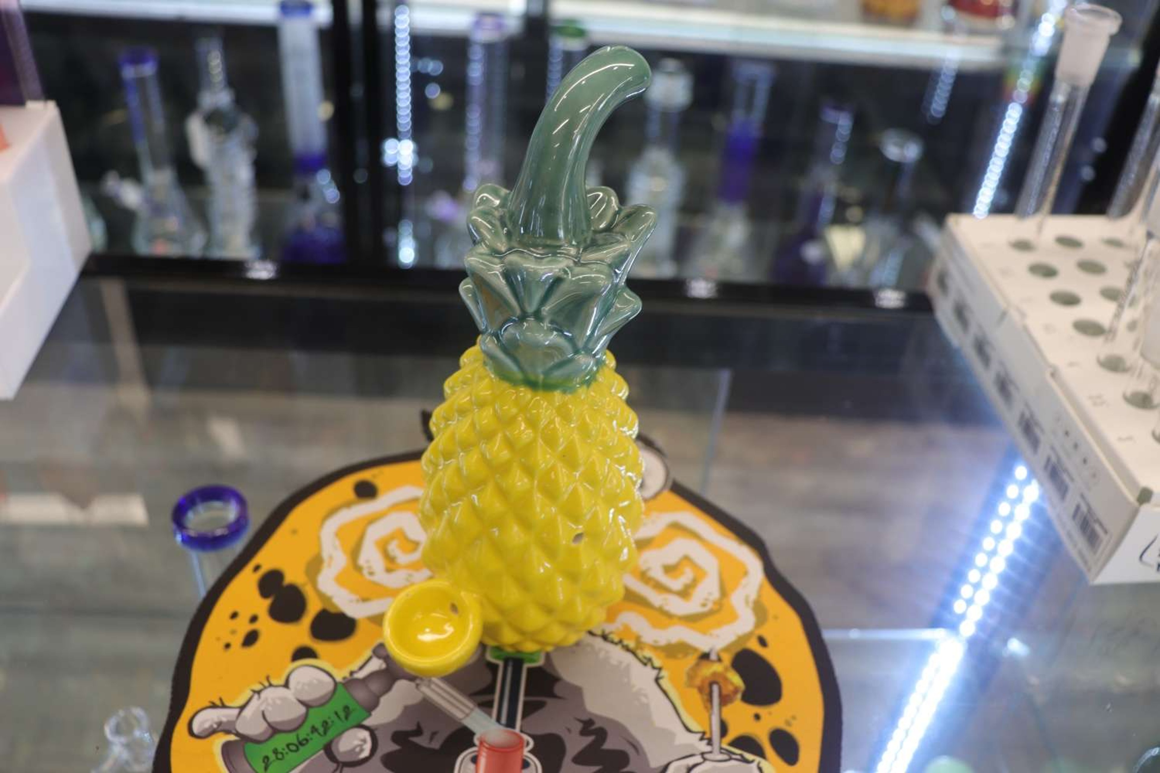 Pineapple Glass Bubbler 🔥25%OFF image 0