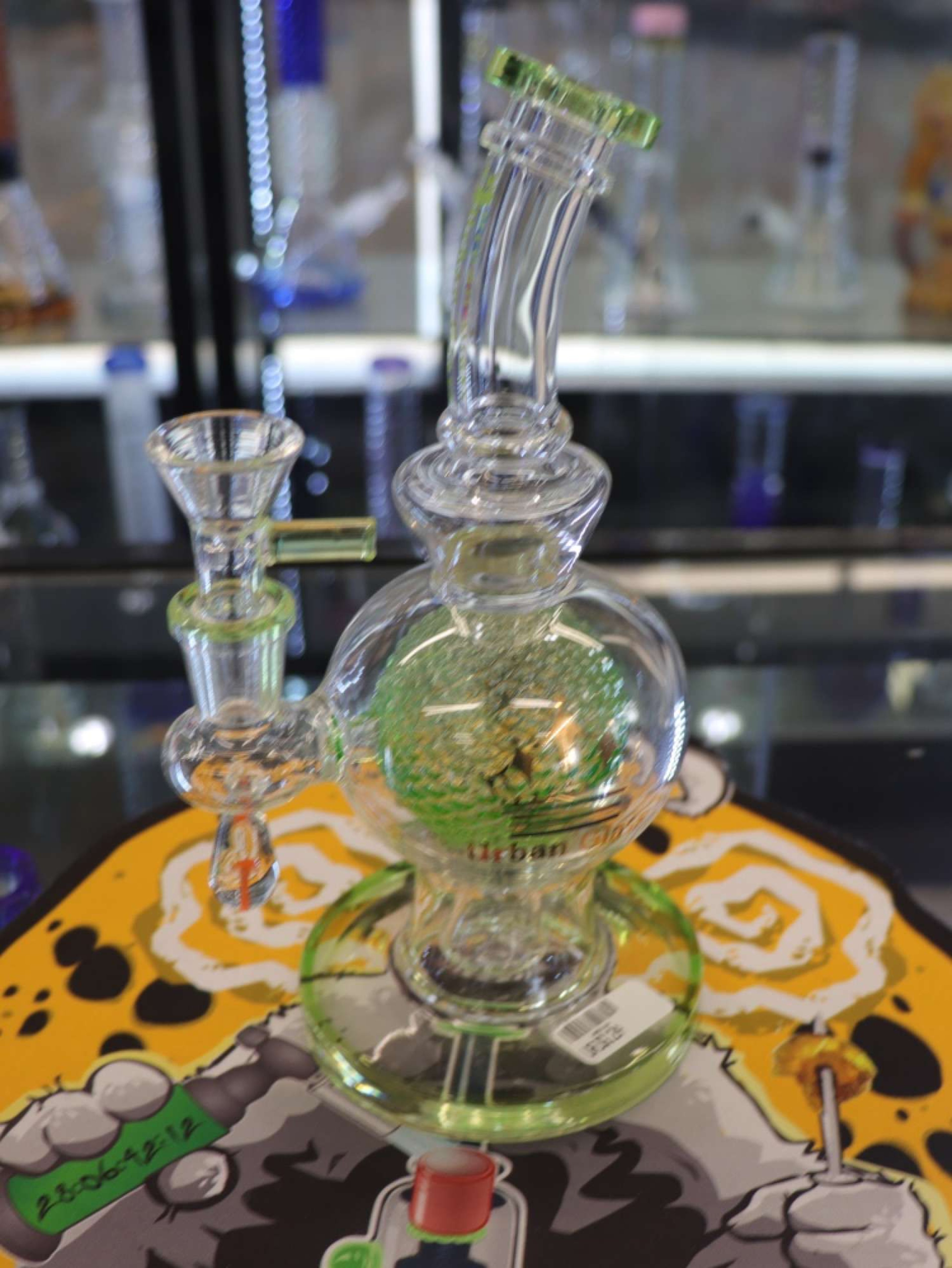 Urban Glass (Light Green) Bong/Rig image 0