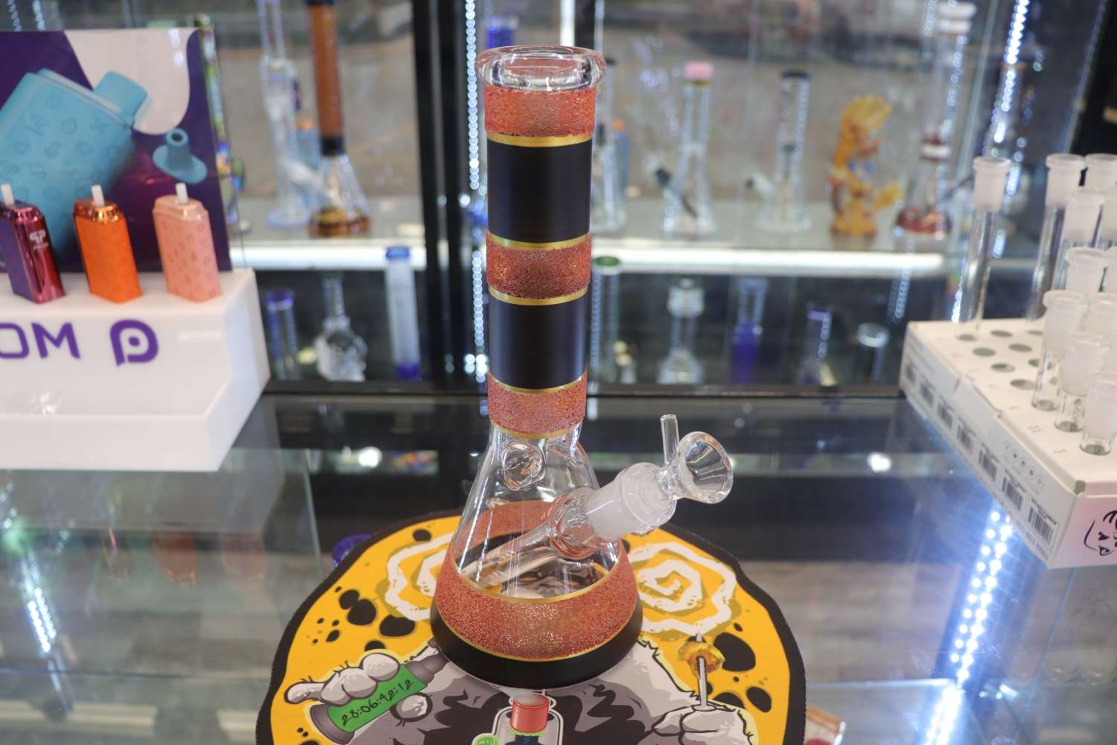 Sparkly Glass Beaker Bong 🔥25%OFF🔥 image 0