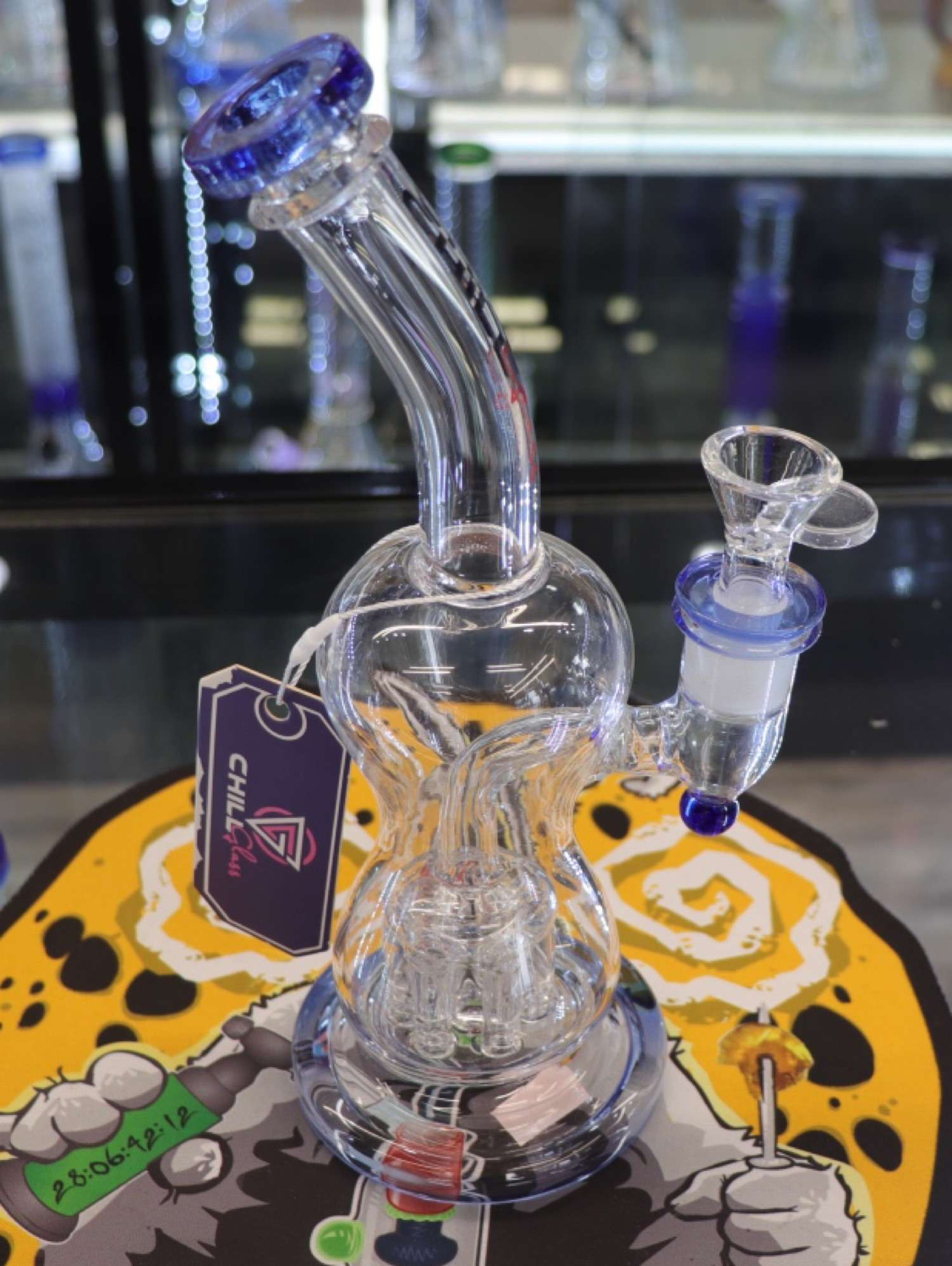 Chill Glass ⏳ Hourglass Bong/Rig 🔥25%OFF🔥 image 0
