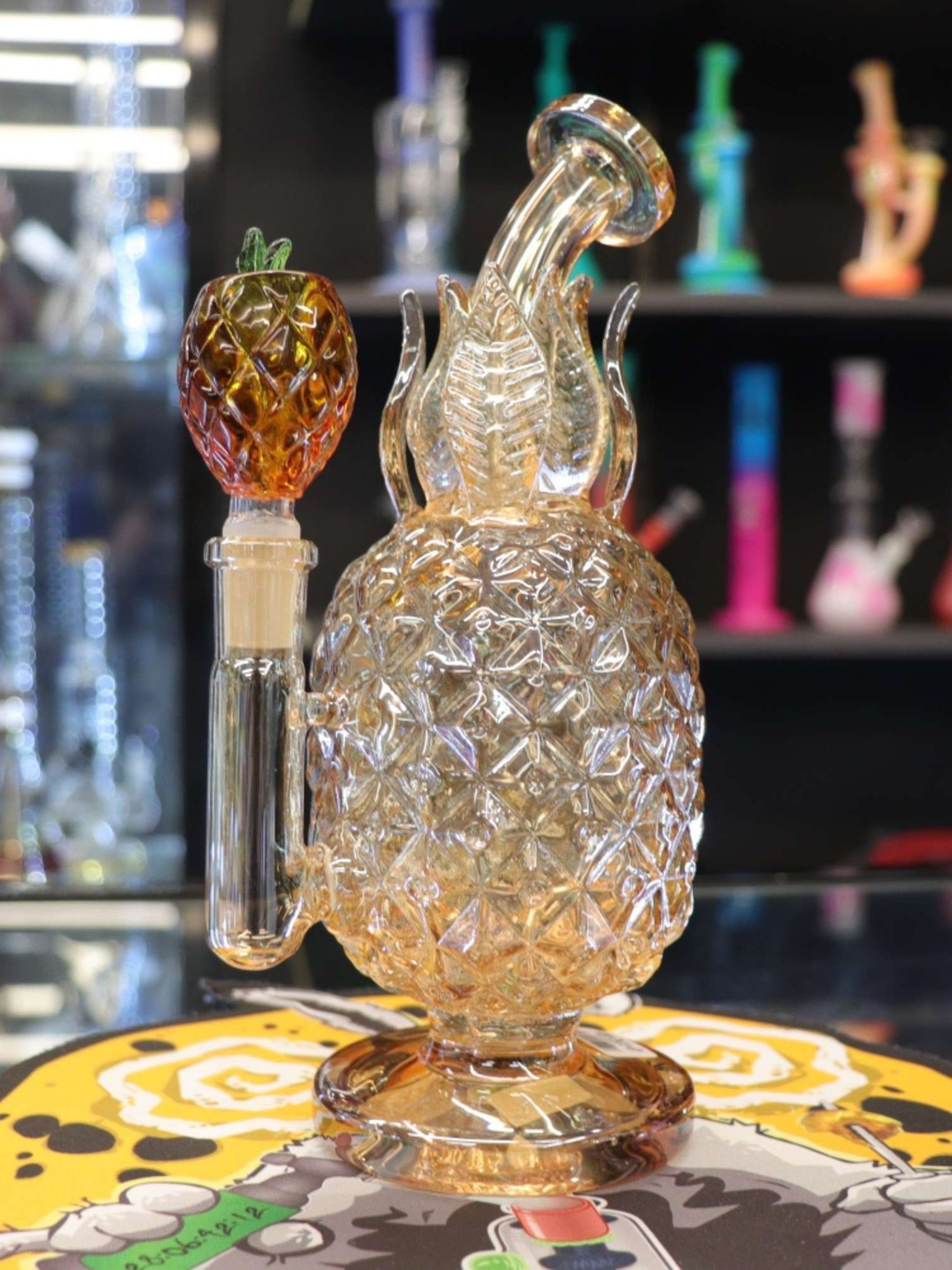 🍍Pineapple Glass Bong 🔥25% OFF🔥 image 0