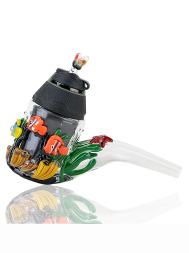 Preview pic of Under the sea puffco proxy attachment with matching ball cap