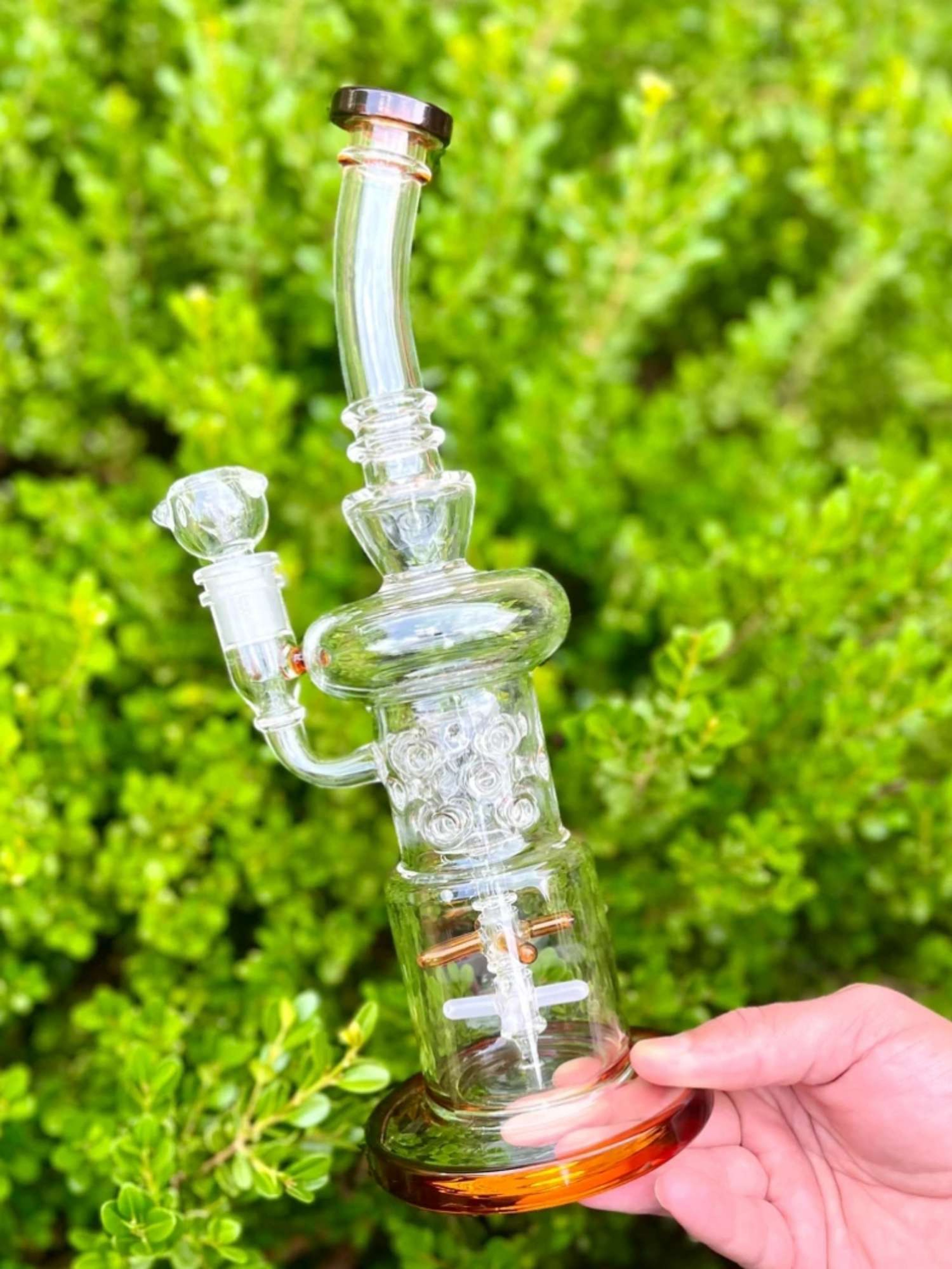 12″ Double Propeller Drum Water Pipe image 0