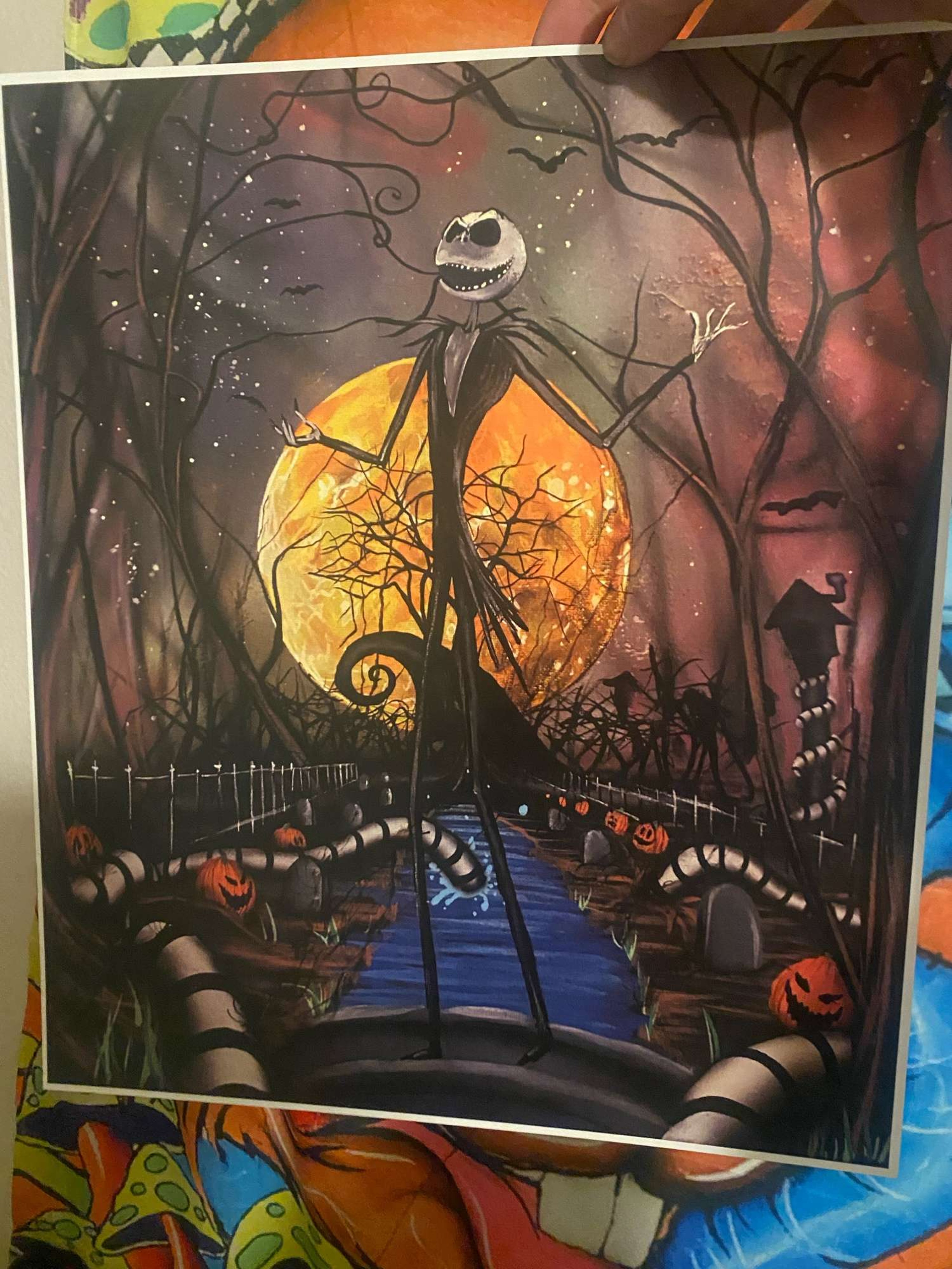 Preview pic of nightmare  before xmas print