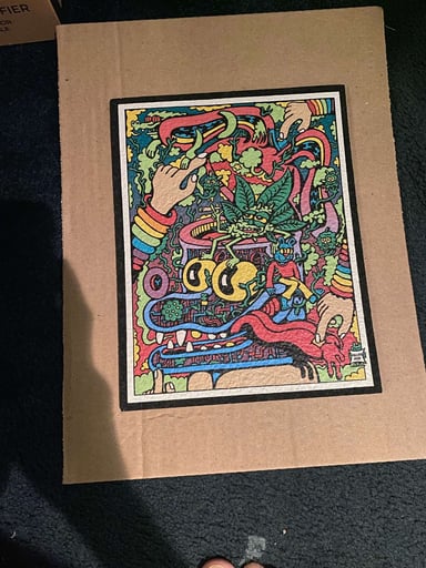 Preview pic of Killer acid PSYCHONAUT non uv moodmat