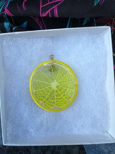 Preview pic of Lemon slice pendant