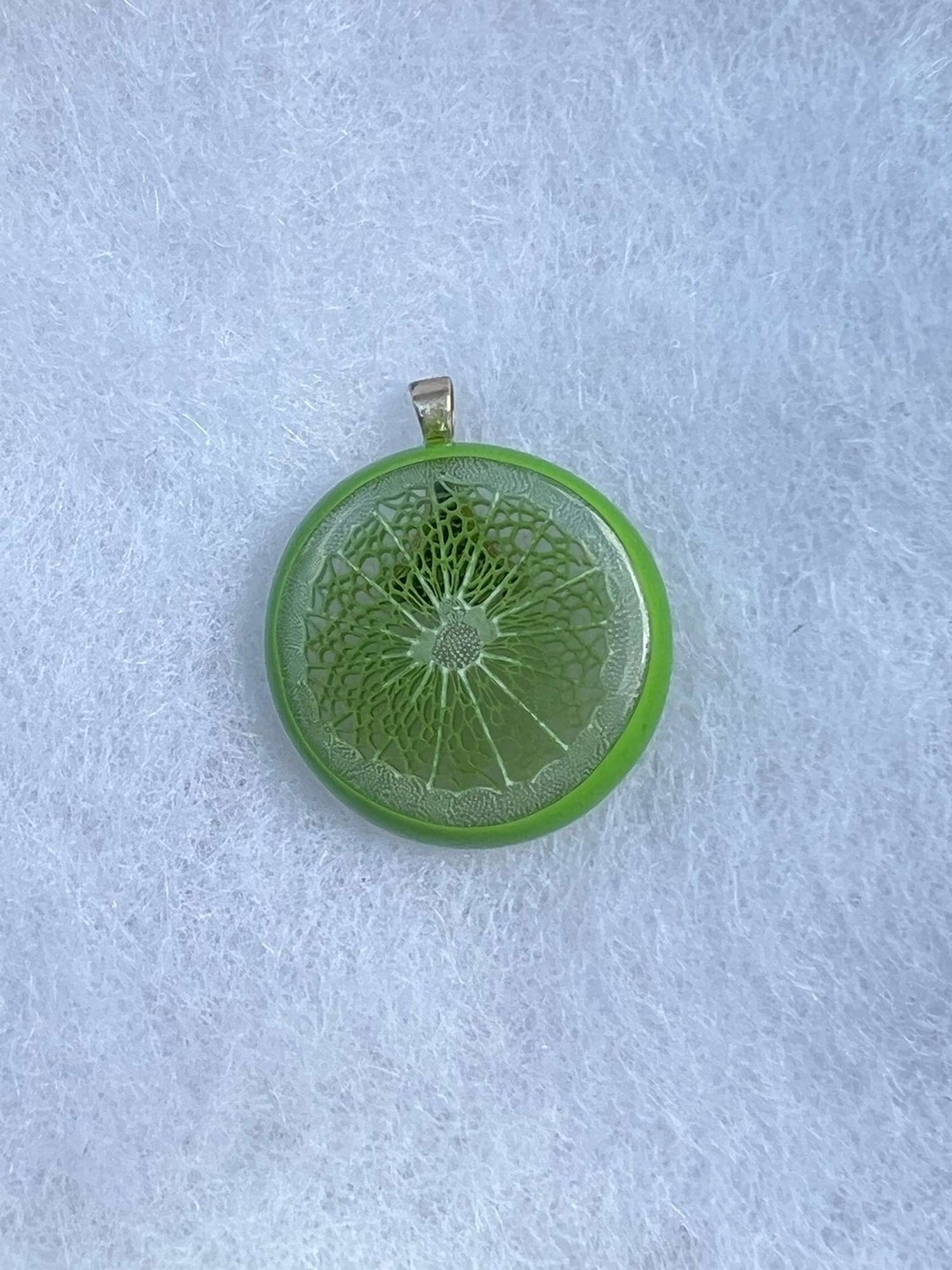 Lime slice pendant image 0