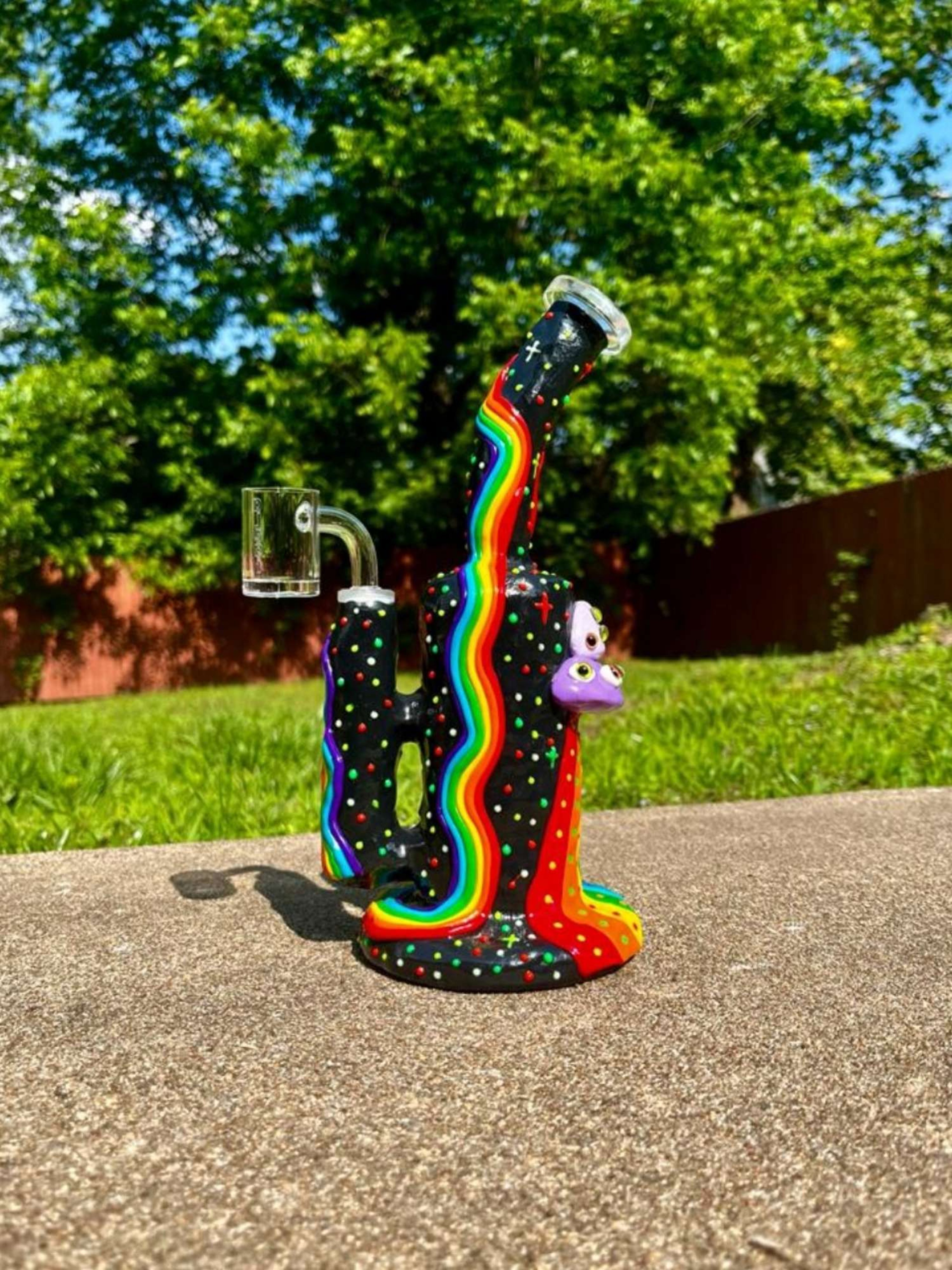 Preview pic of 9" Ceramic Rainbow Rig