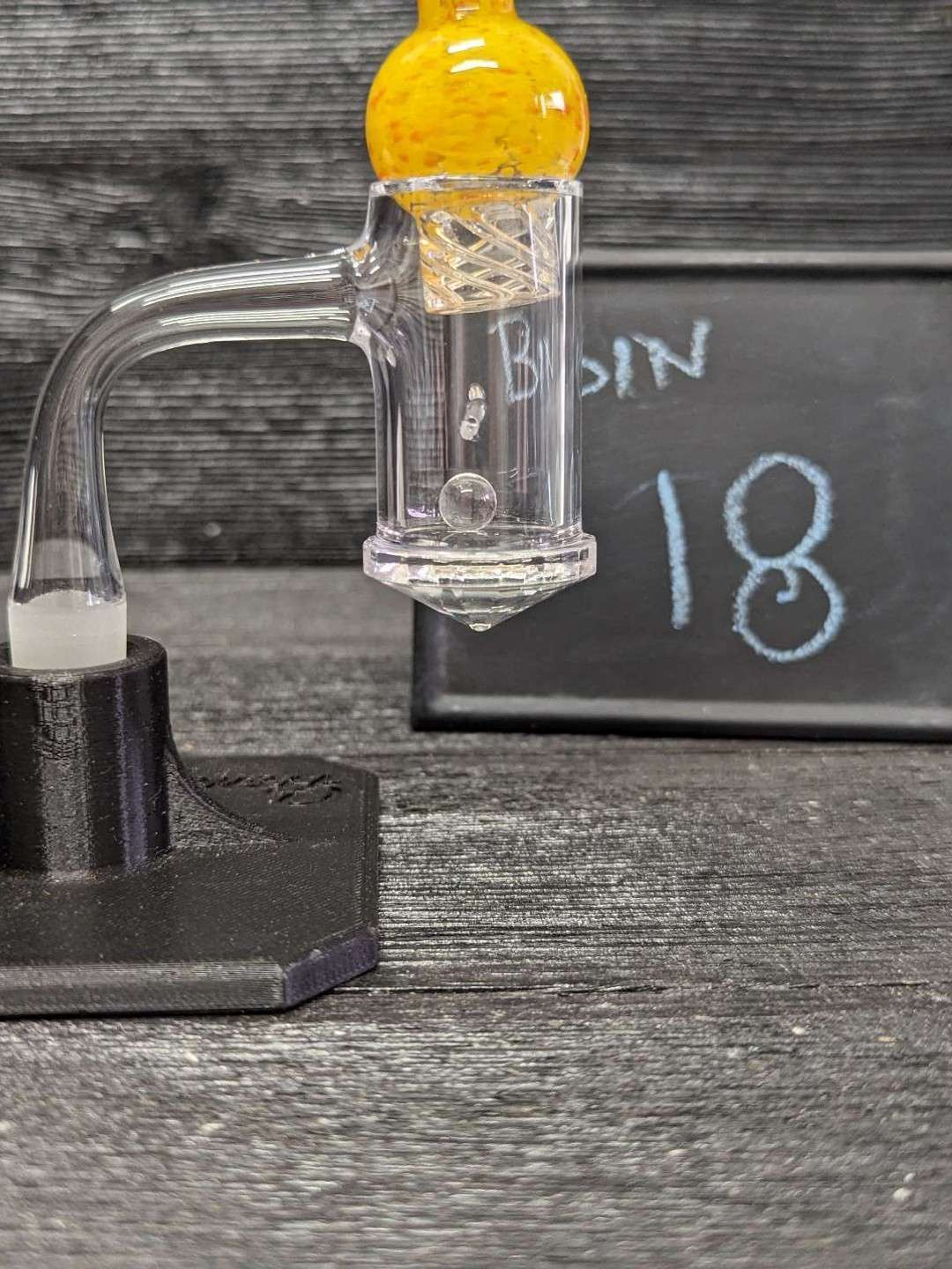 Preview pic of Faucet bottom banger with bubble spinner cap 