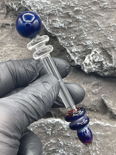 Preview pic of Clear amber purple dab tool