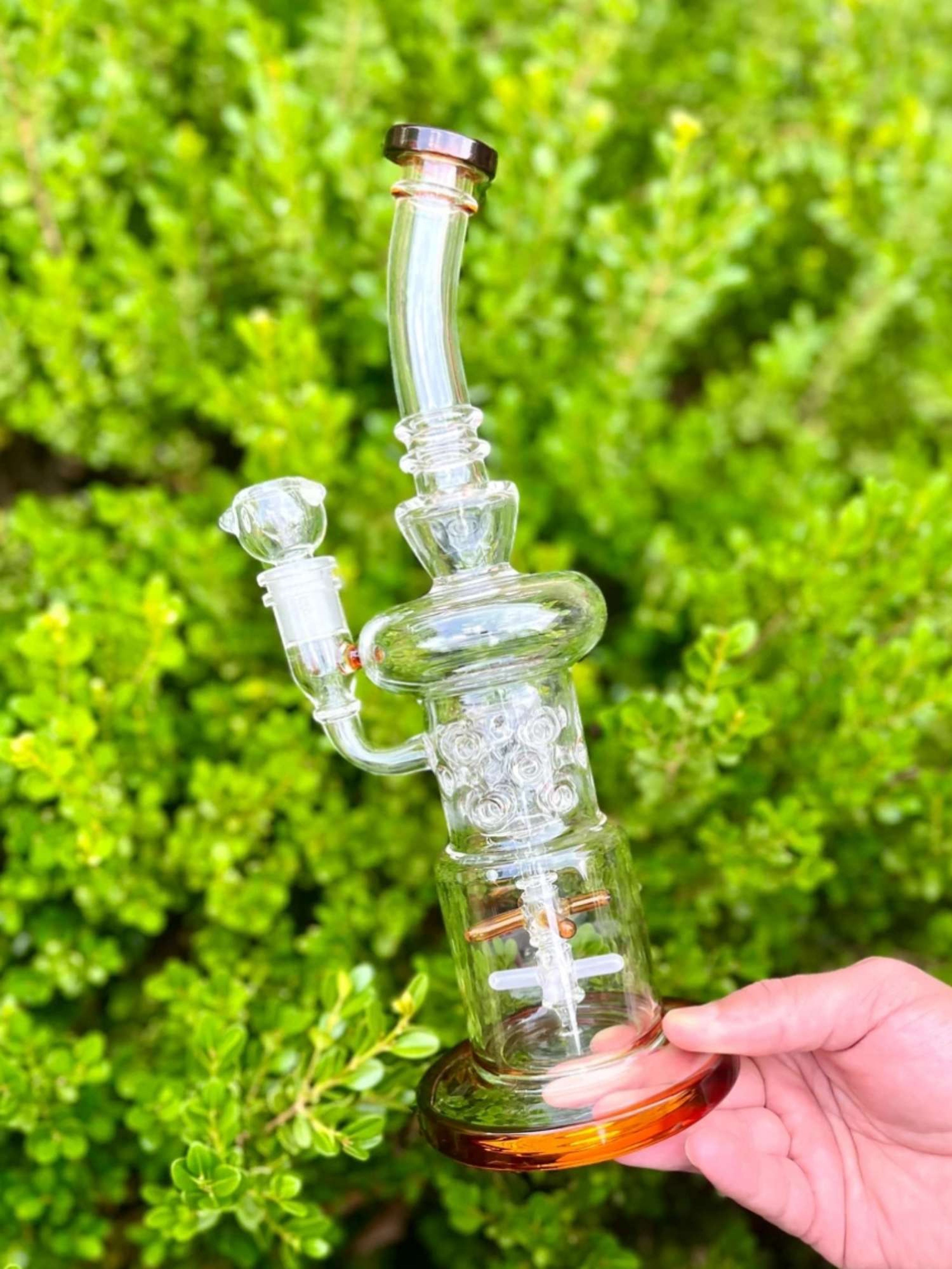 12″ Double Propeller Drum Water Pipe image 0