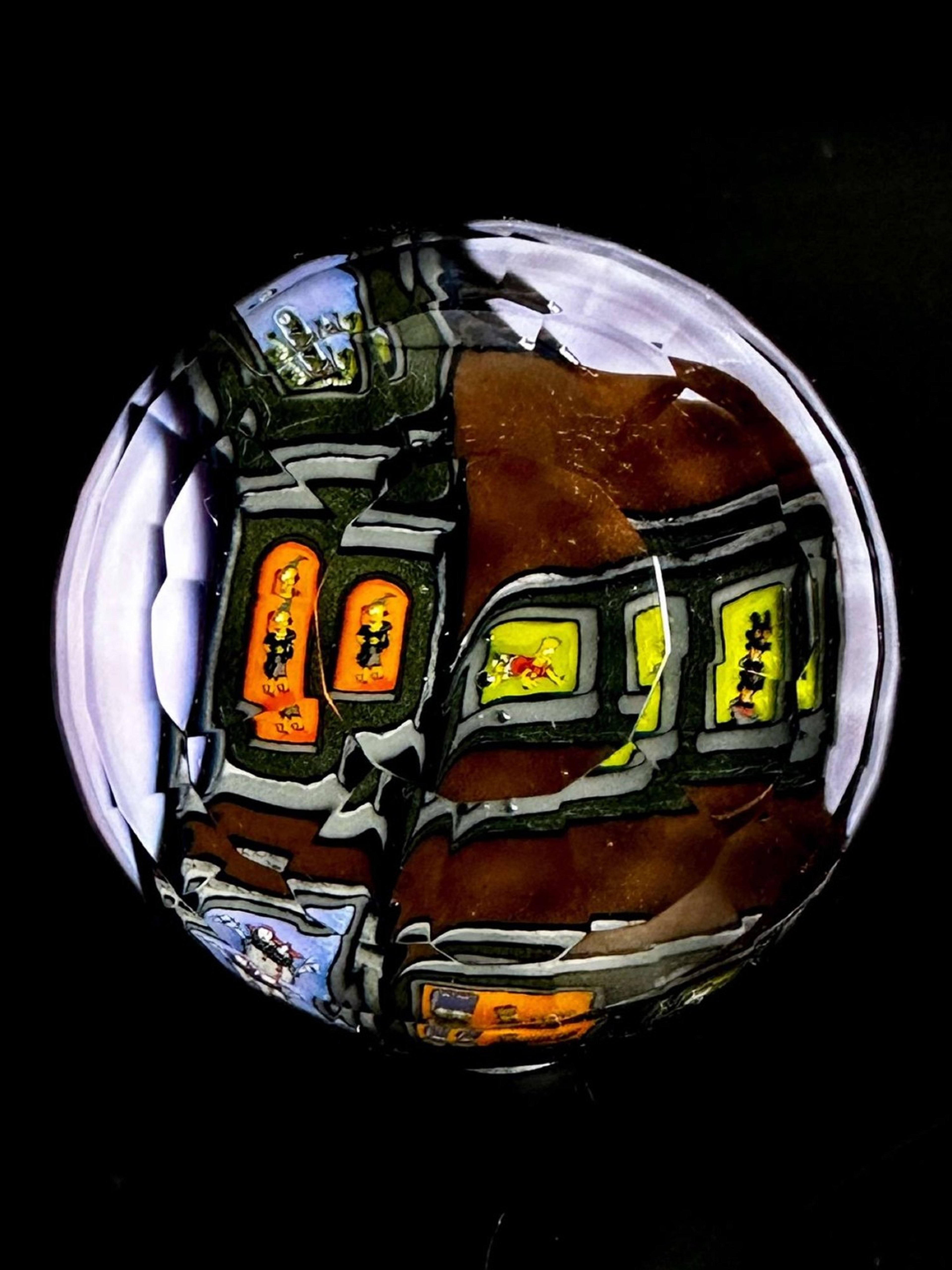 “Treehouse of Horror” Faceted Marble Collab image 0