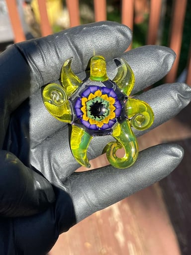 Preview pic of Yellow horned flower 