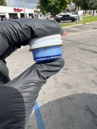 Preview pic of Empty1glass micro jar powder blue