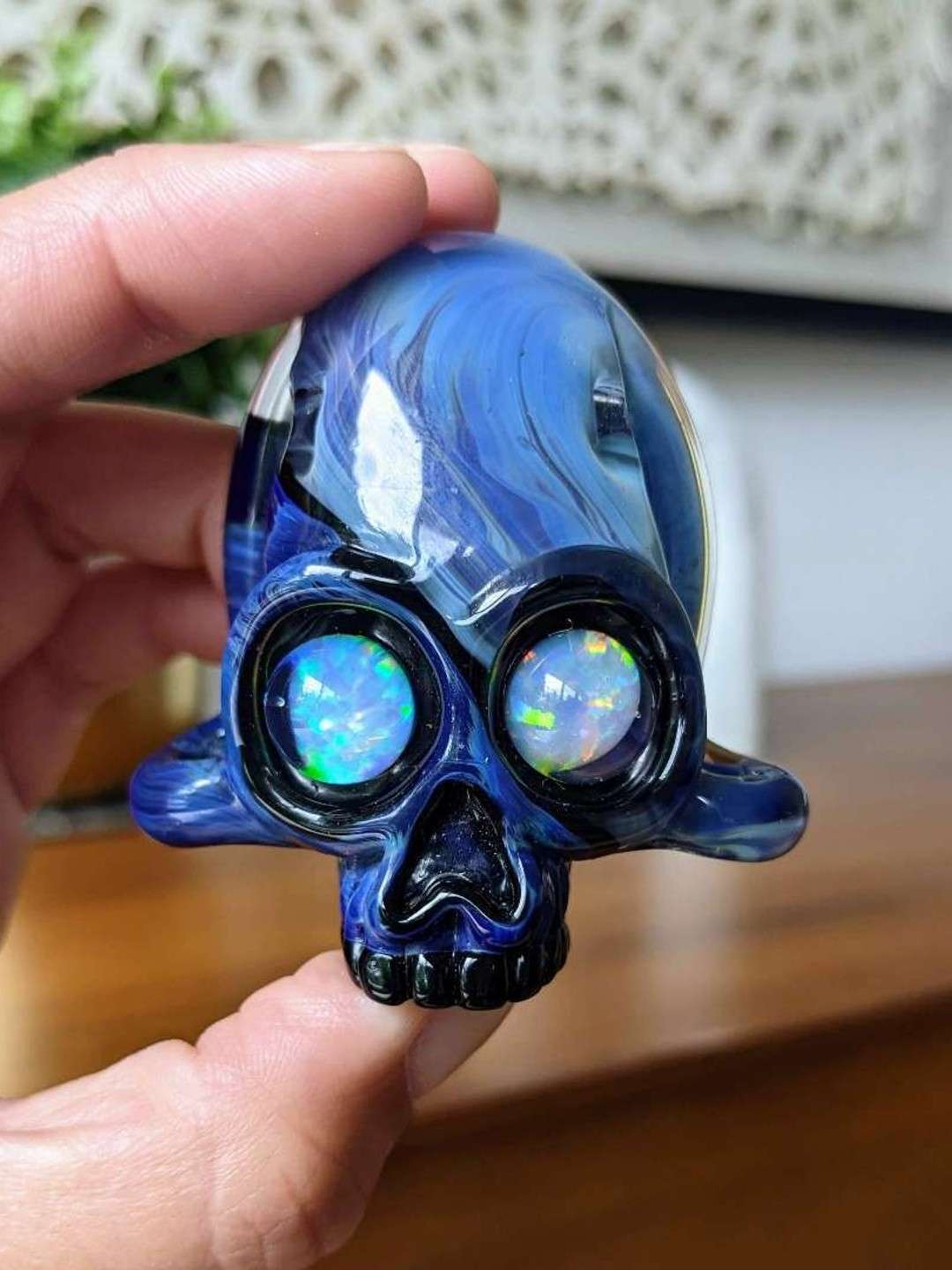 AKM Skull Pendant - Northstar 38 Blue Green image 0