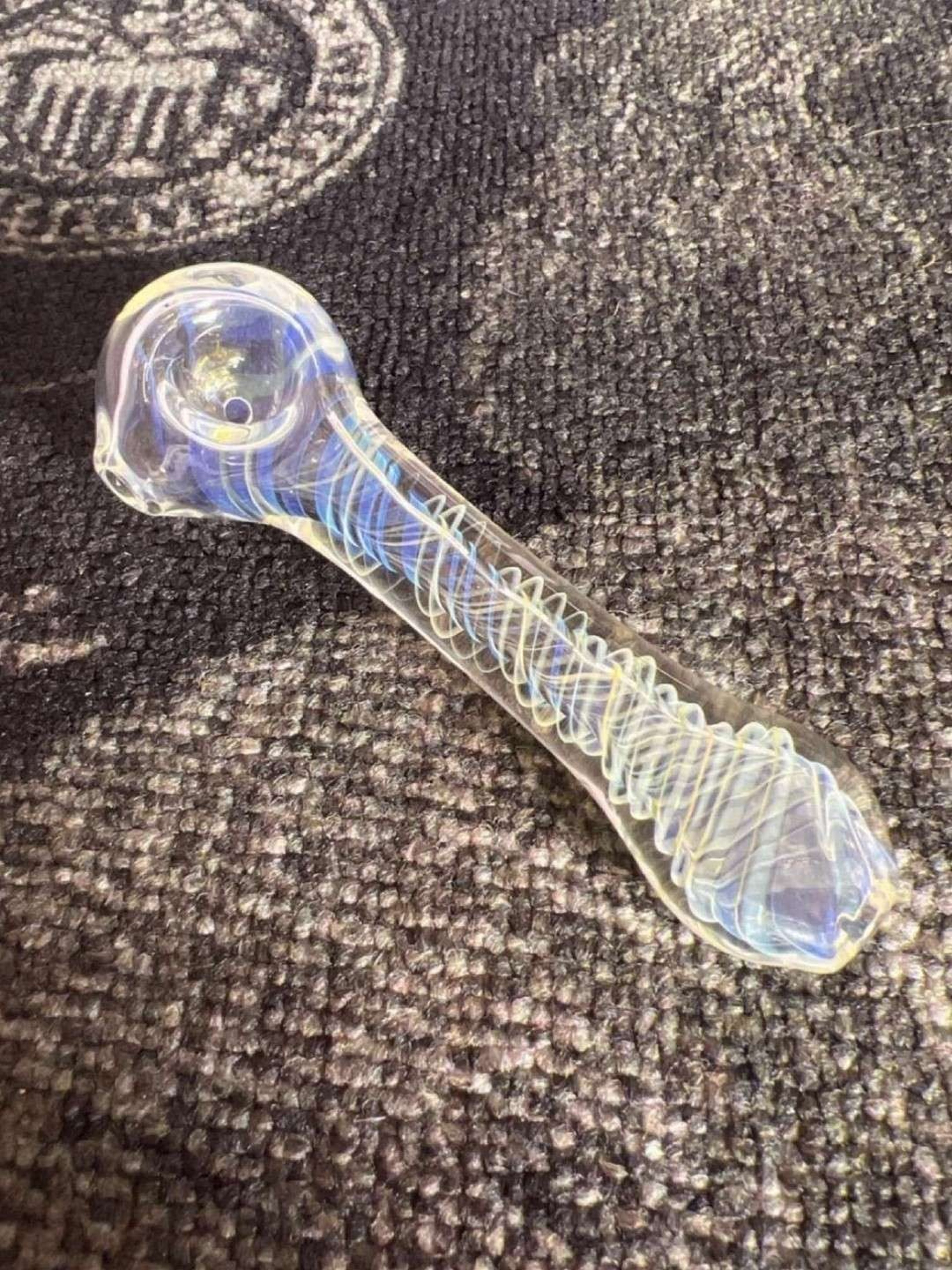 Preview pic of Long Fumed Pipe w Flat mouthpiece 