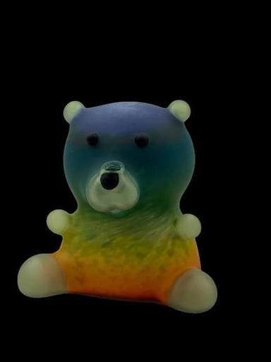 Preview pic of Fyv_Glass Rainbow Frit Bear