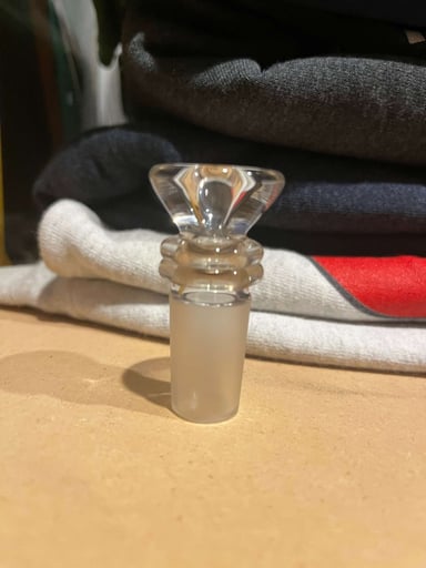 Preview pic of Clear 18mm One Hole Mobius Slide