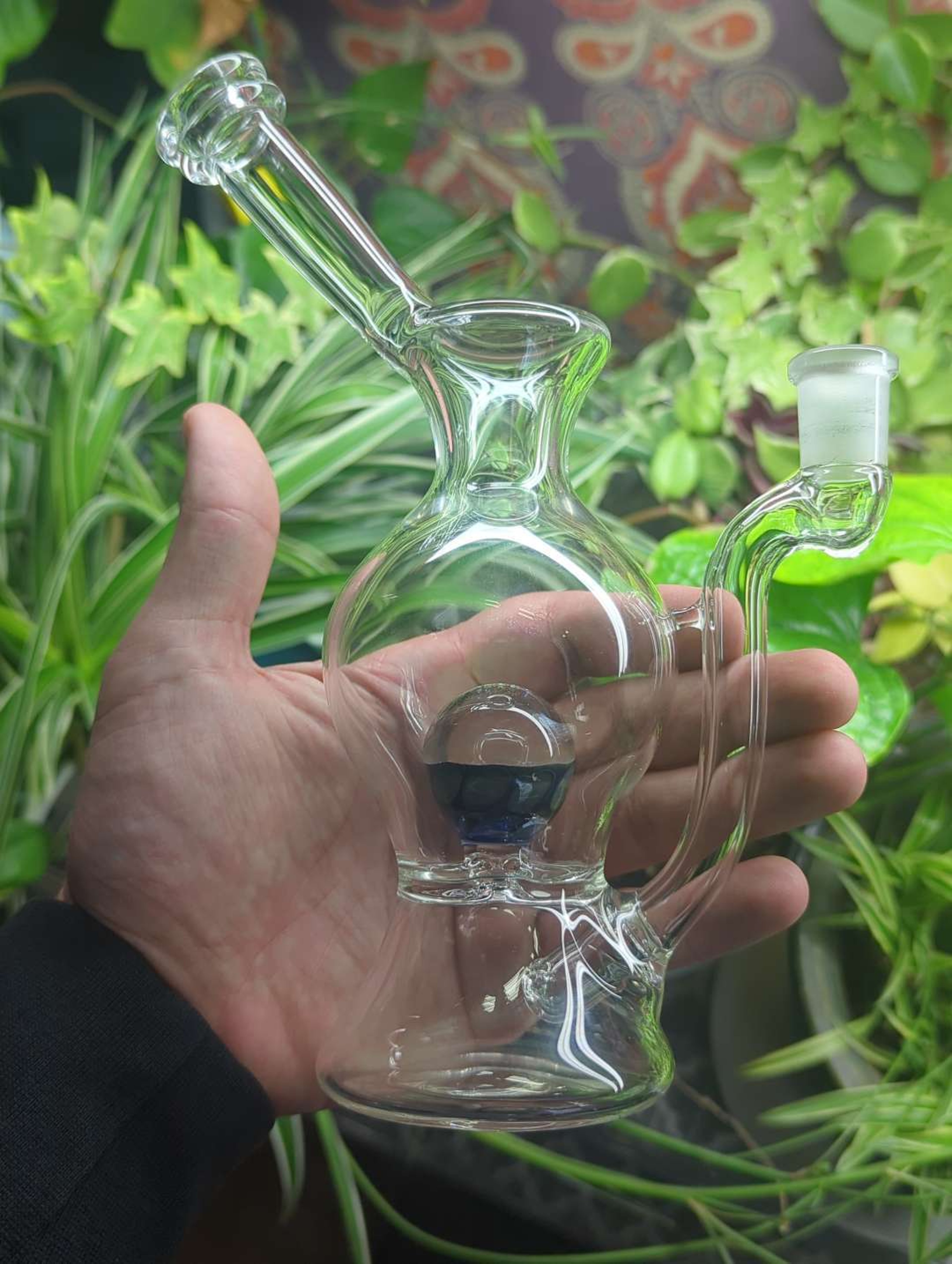 Preview pic of 14mm blooper rig with dichroic galaxy marble