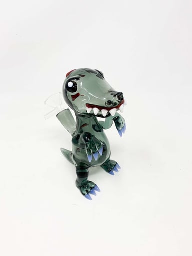 Preview pic of Black T-Rex Dinosaur Water Pipe