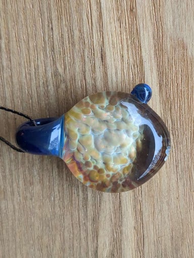 Preview pic of Dark Blue AP Samson Glass Pendant