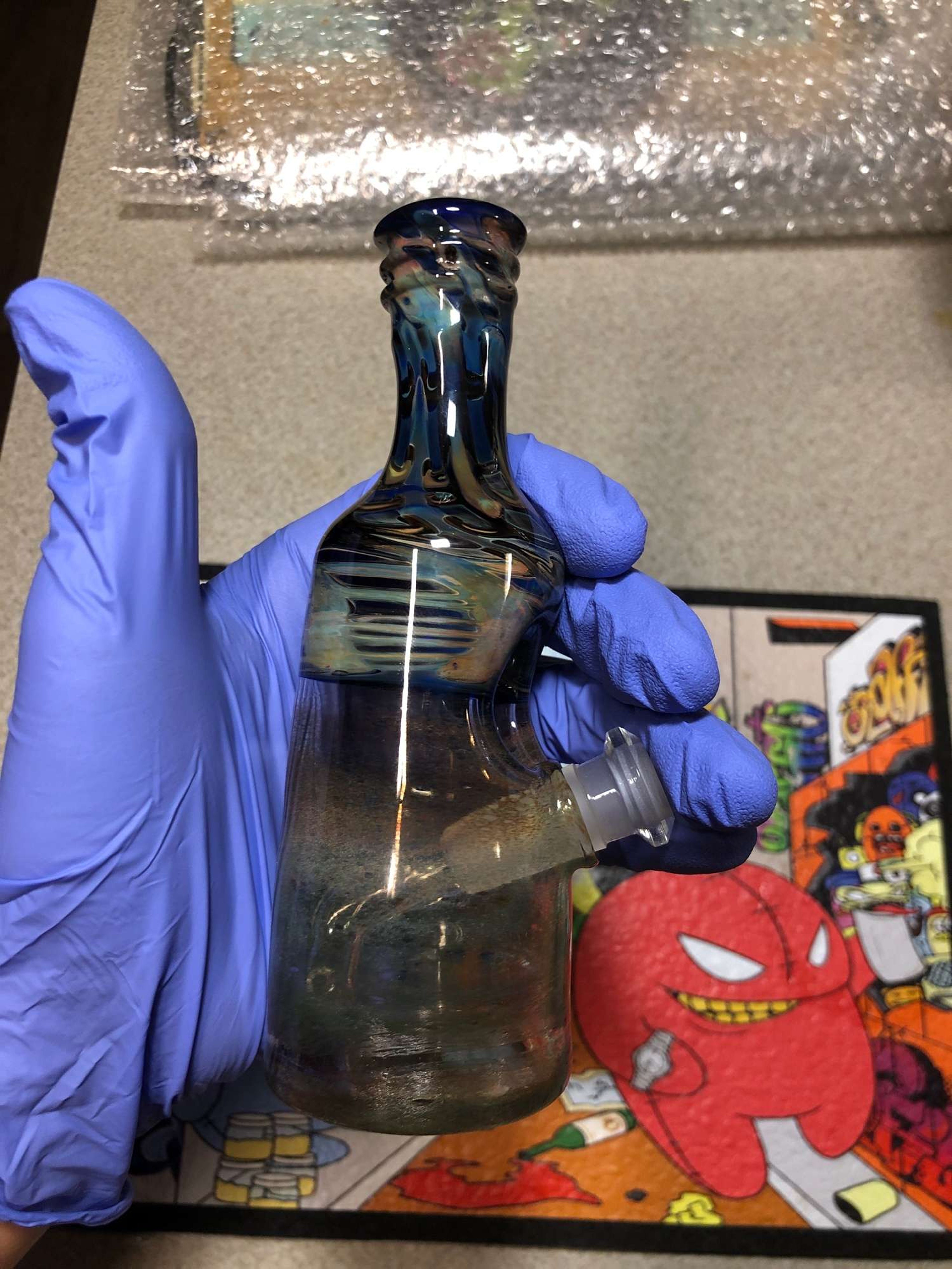 Preview pic of Saki bottle by CostaGlass #3 
