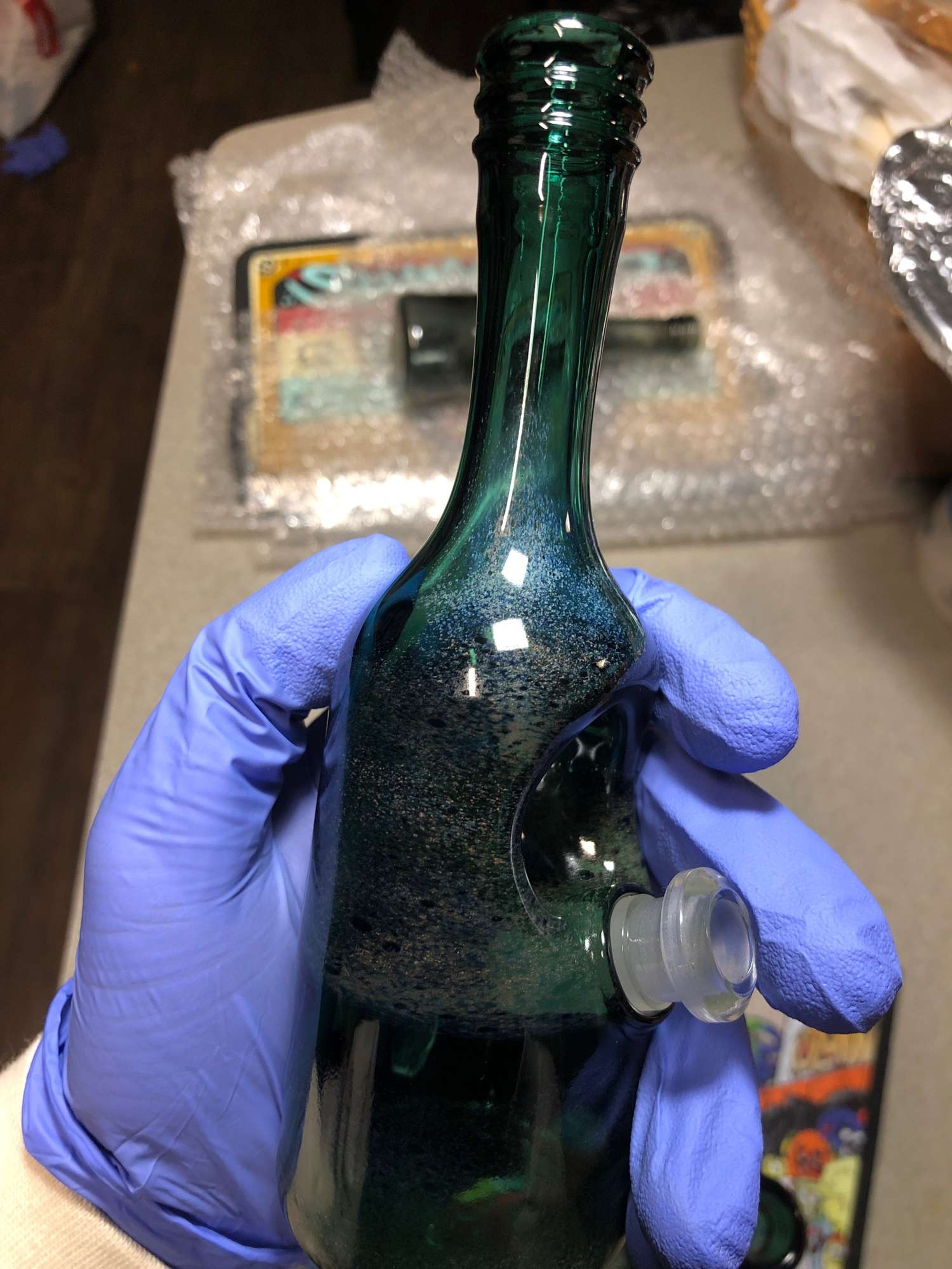 Preview pic of Saki bottle by CostaGlass #4