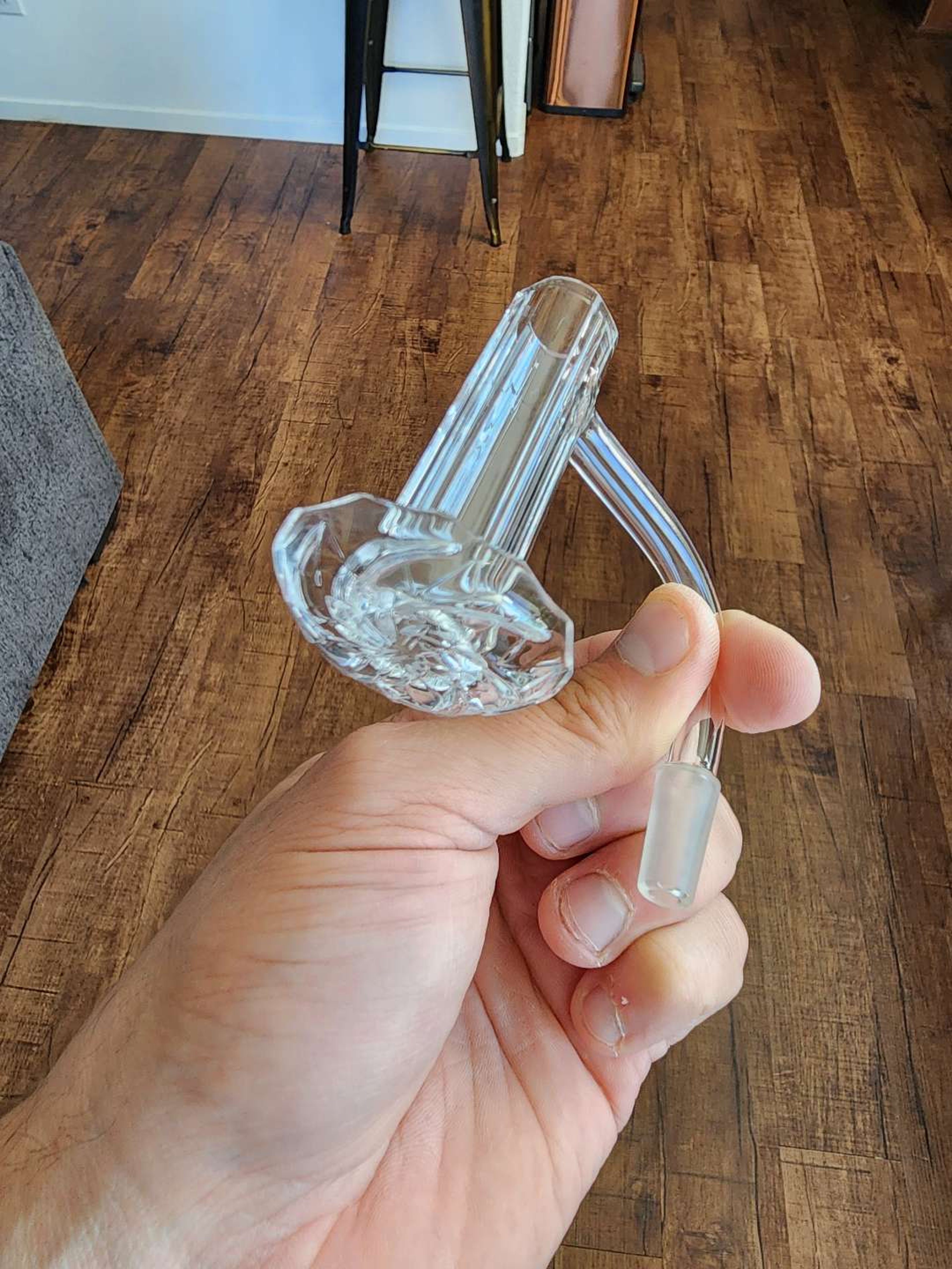 Preview pic of Black Market Glass Faceted Blender 