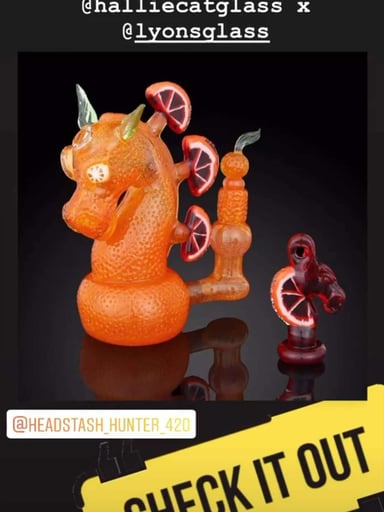 Preview pic of Lyons x Halliecat glass