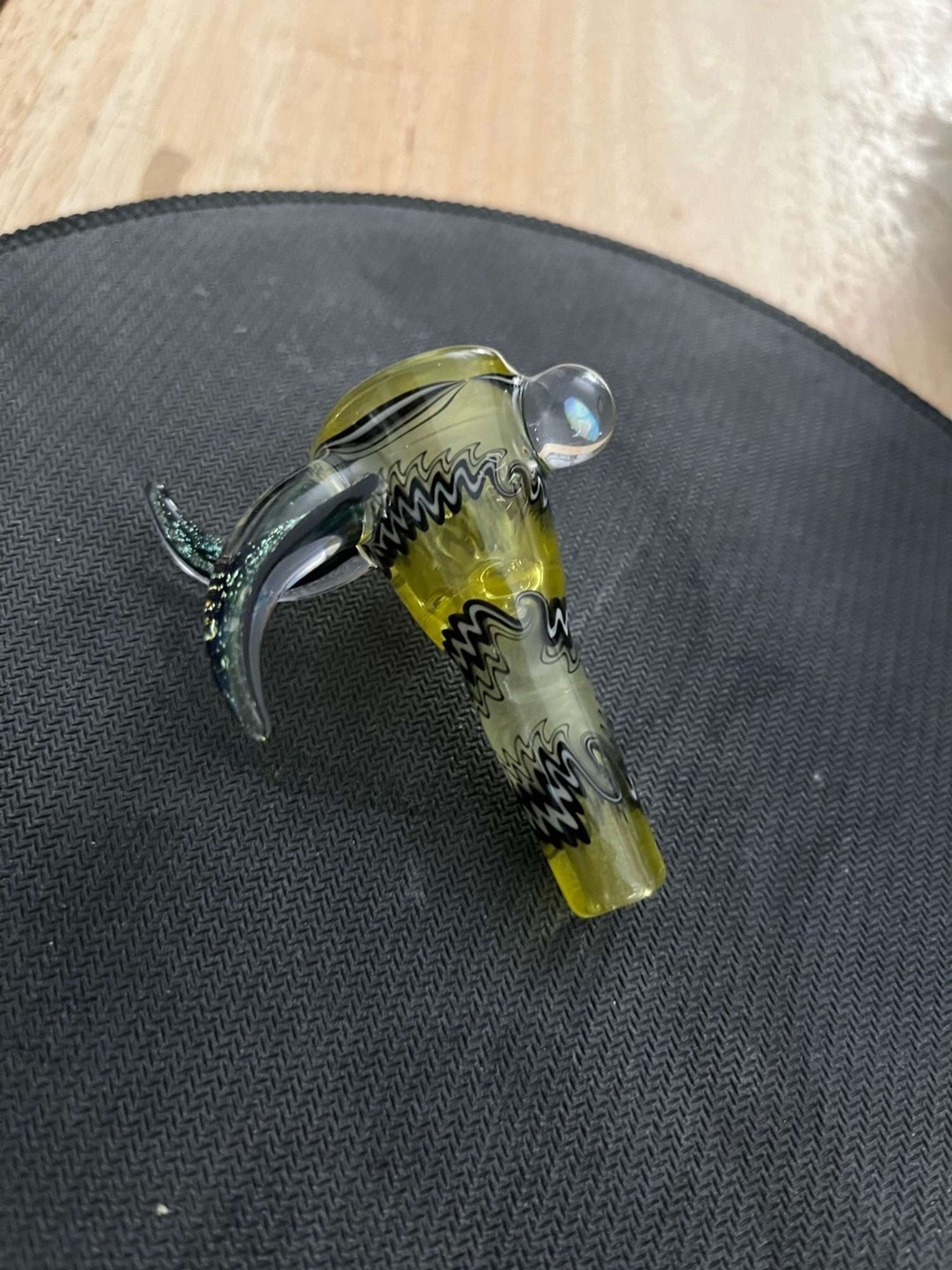 Preview pic of *PRICE DROP* 14mm 3 Hole Baker The Glass Maker UV CFL Slide