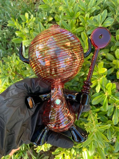Preview pic of BossHaas Devil Opal Dabby Dude Water Pipe