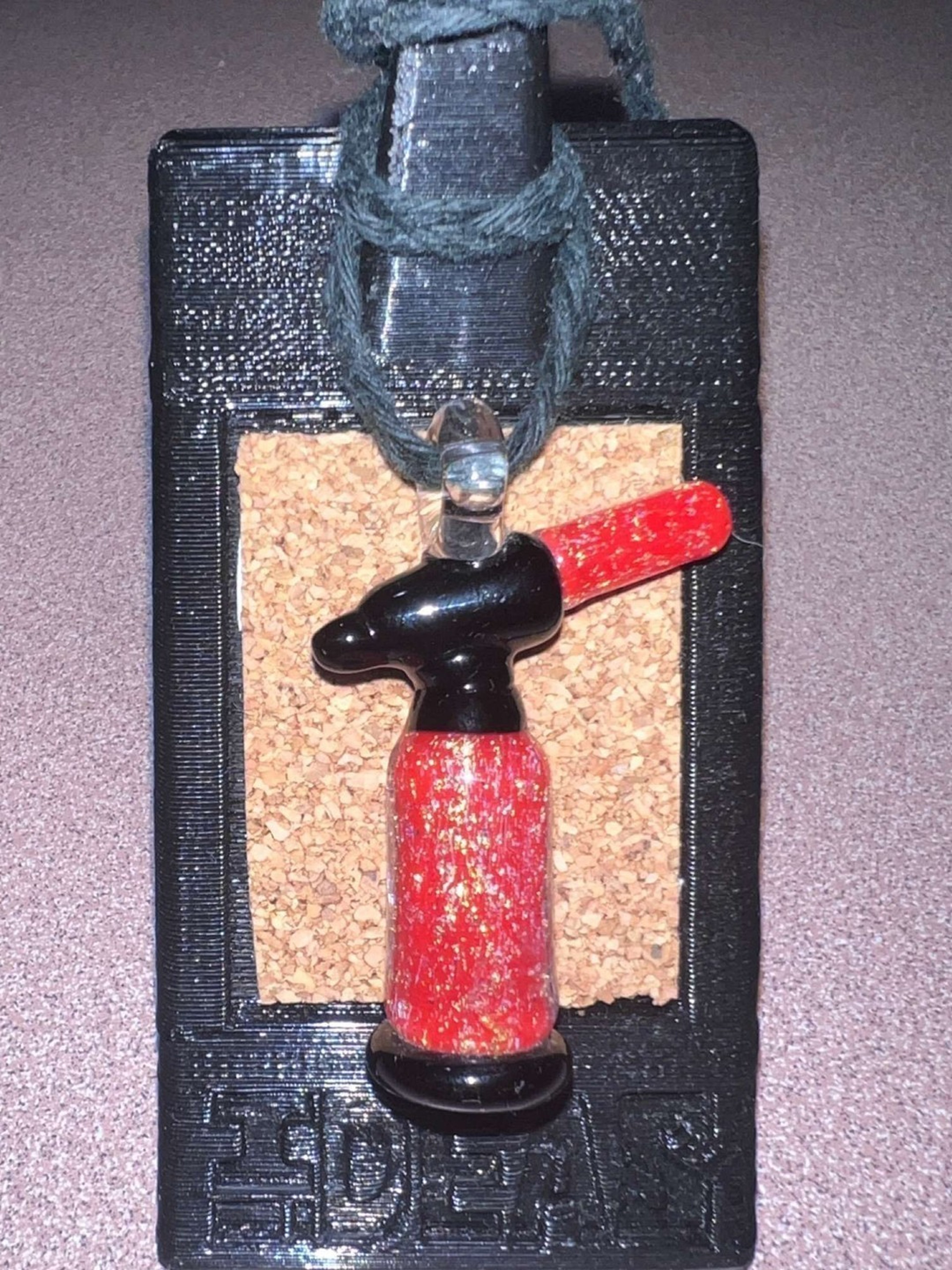 Red Blazer Torch Pendant image 0