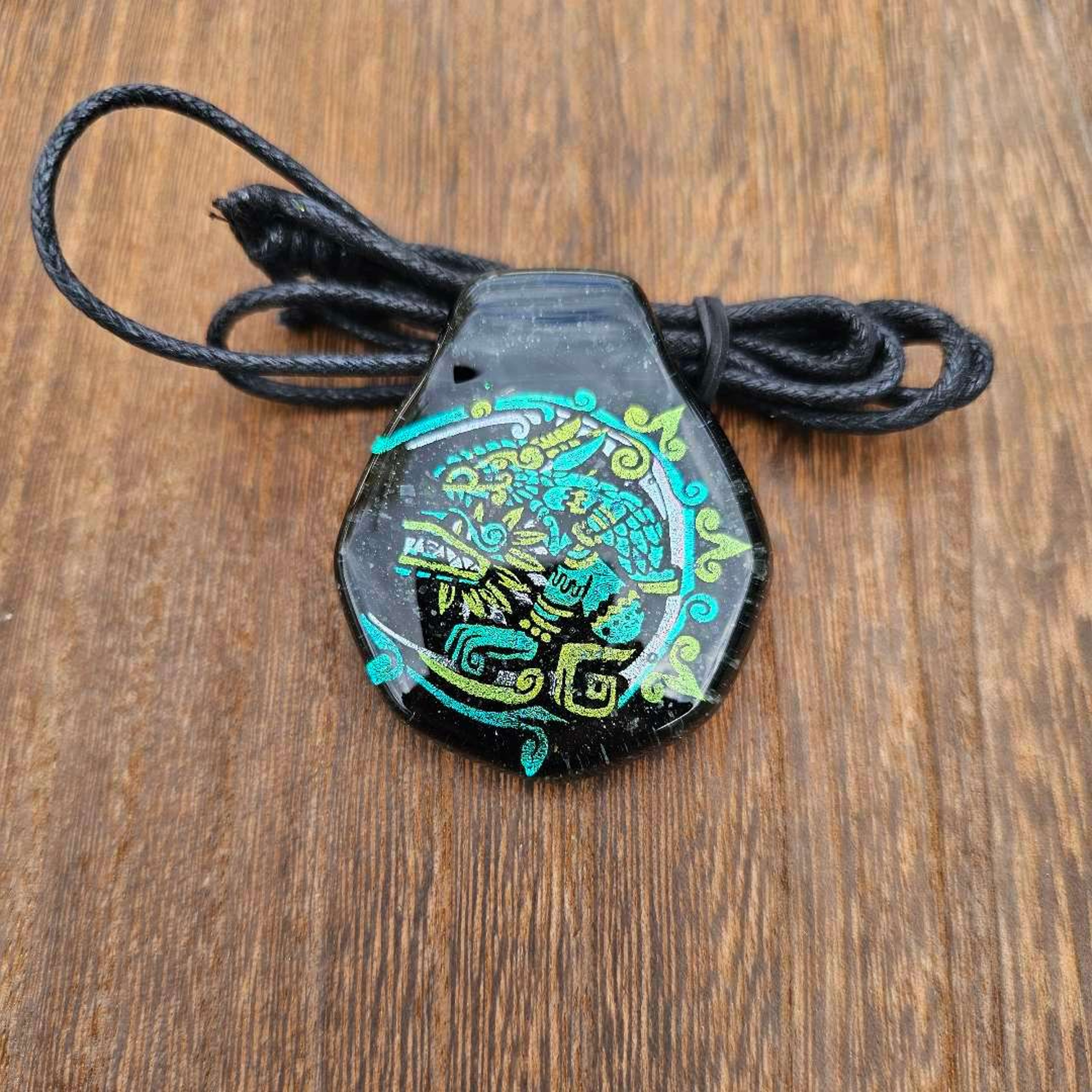 Preview pic of Aztec 3 Layer Dichro Pendant 