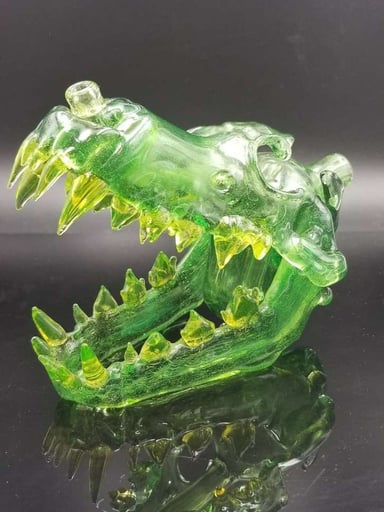 Preview pic of Heady UV skull 10mm dab rig