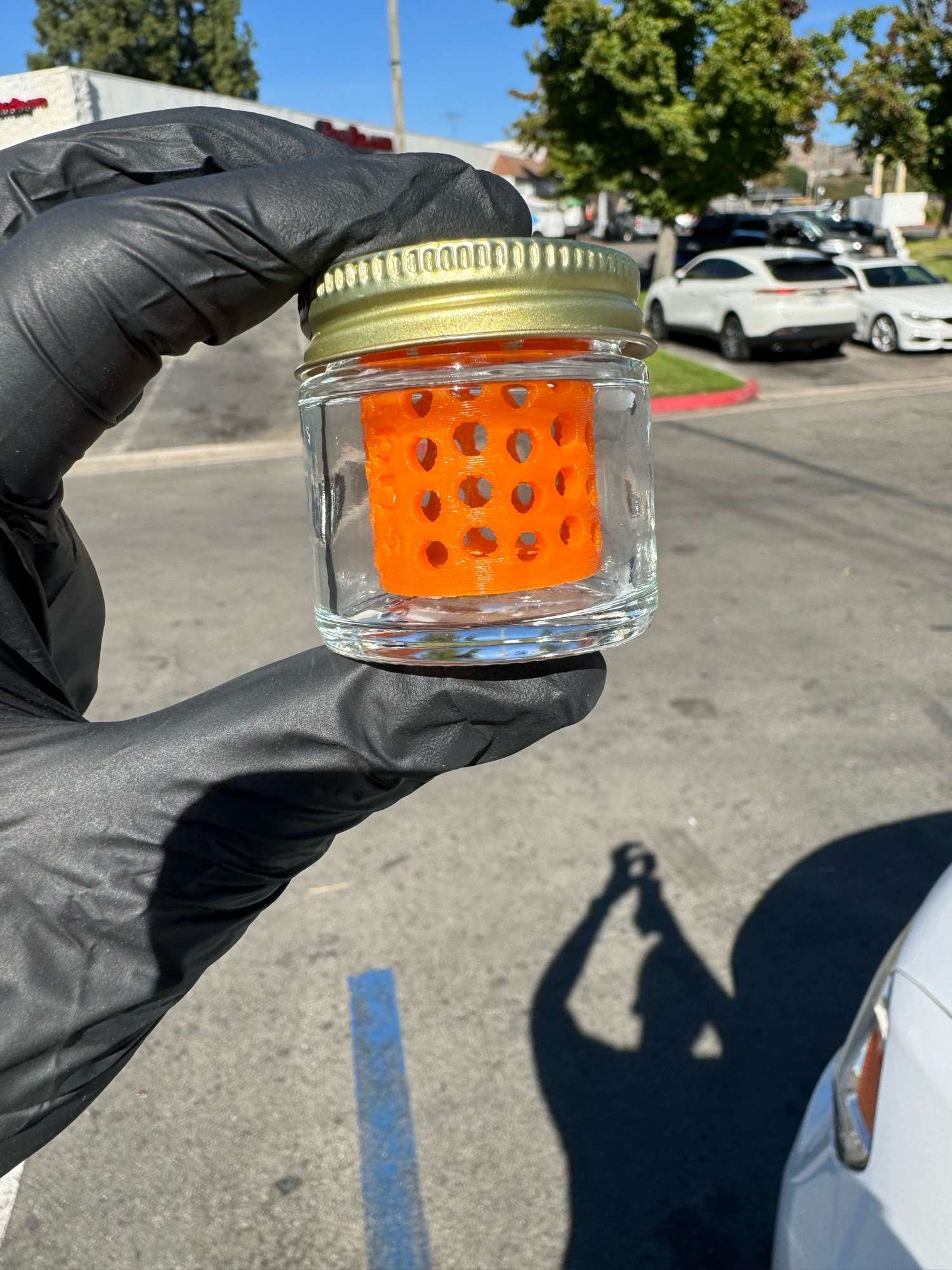 Pear Jar Washing Station Orange image 0