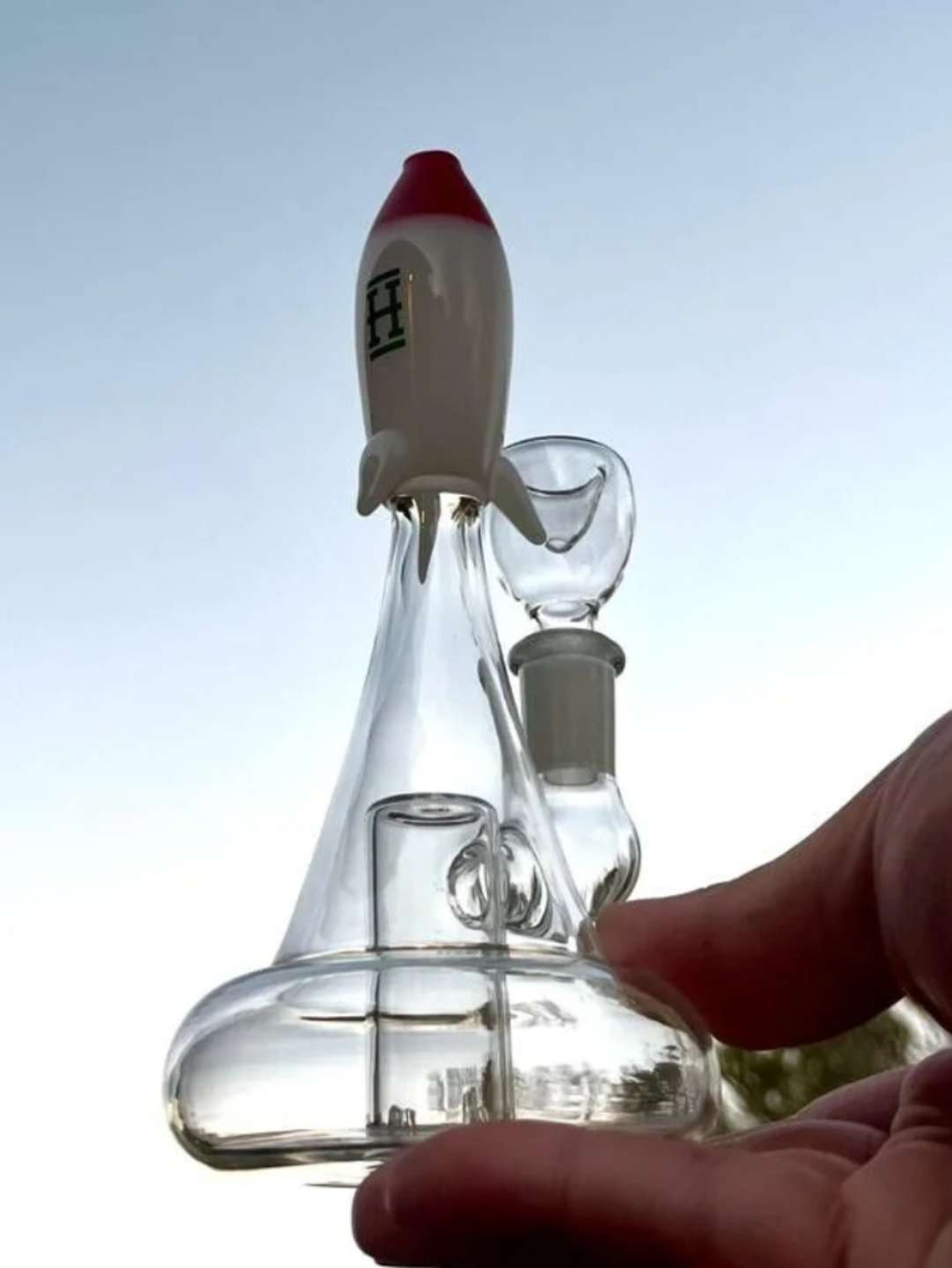 7.5" BLASTOFF Rig Water Pipe Bong Hemper image 0