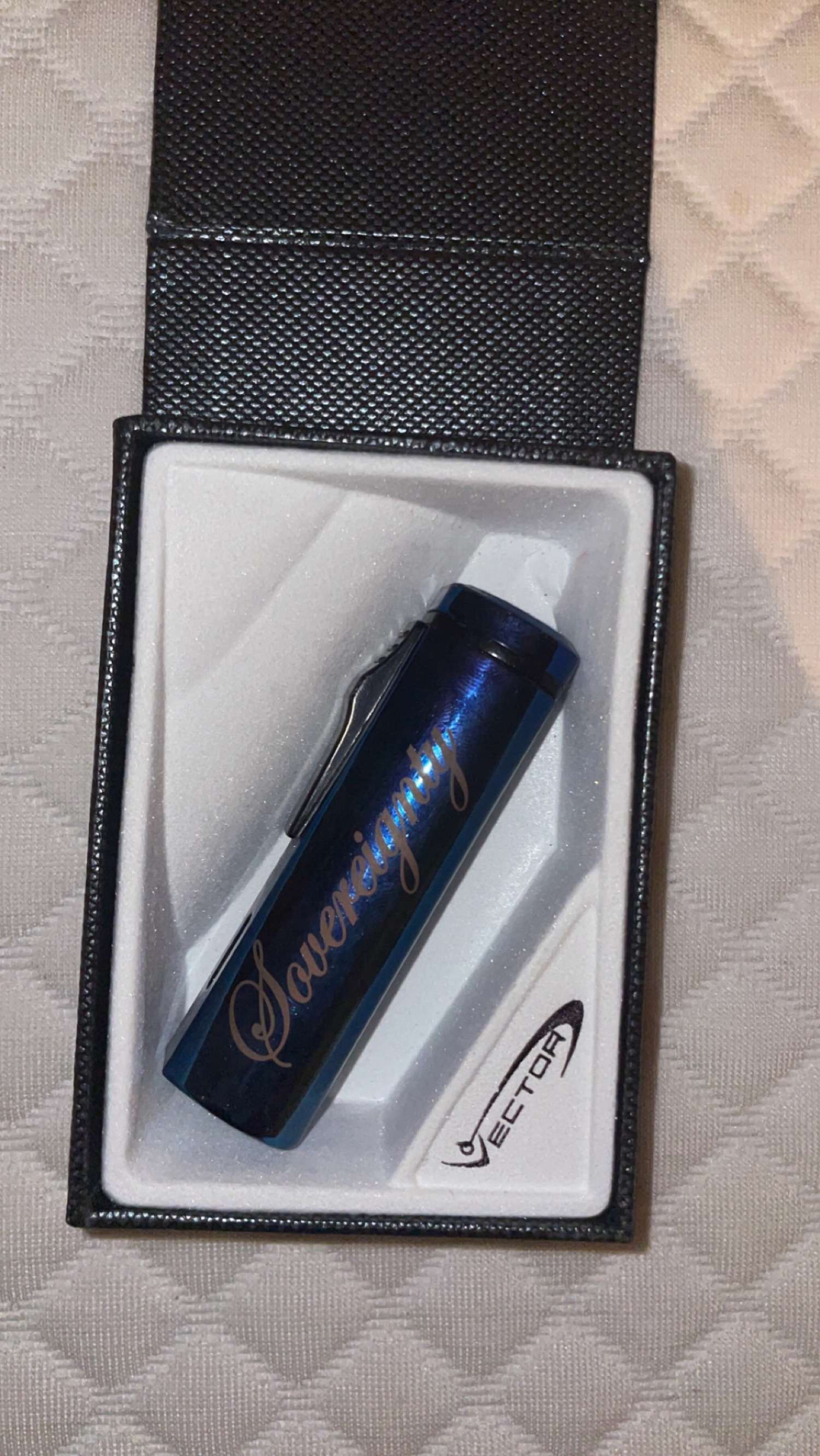 Preview pic of Sovereignty x vector blue vlast torch lighter