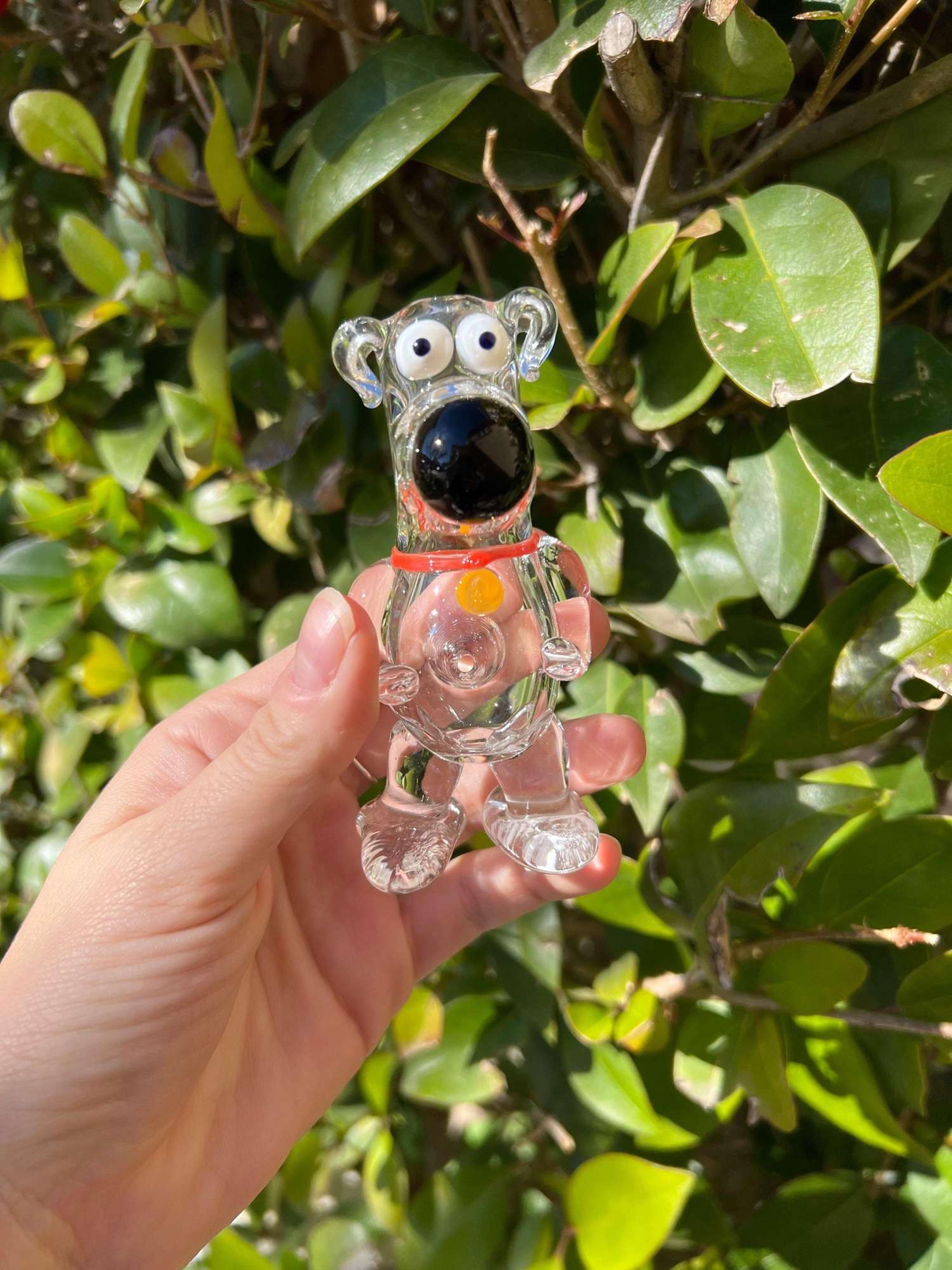 Apollo Glass Brian Dog Glass Hand Pipe image 0
