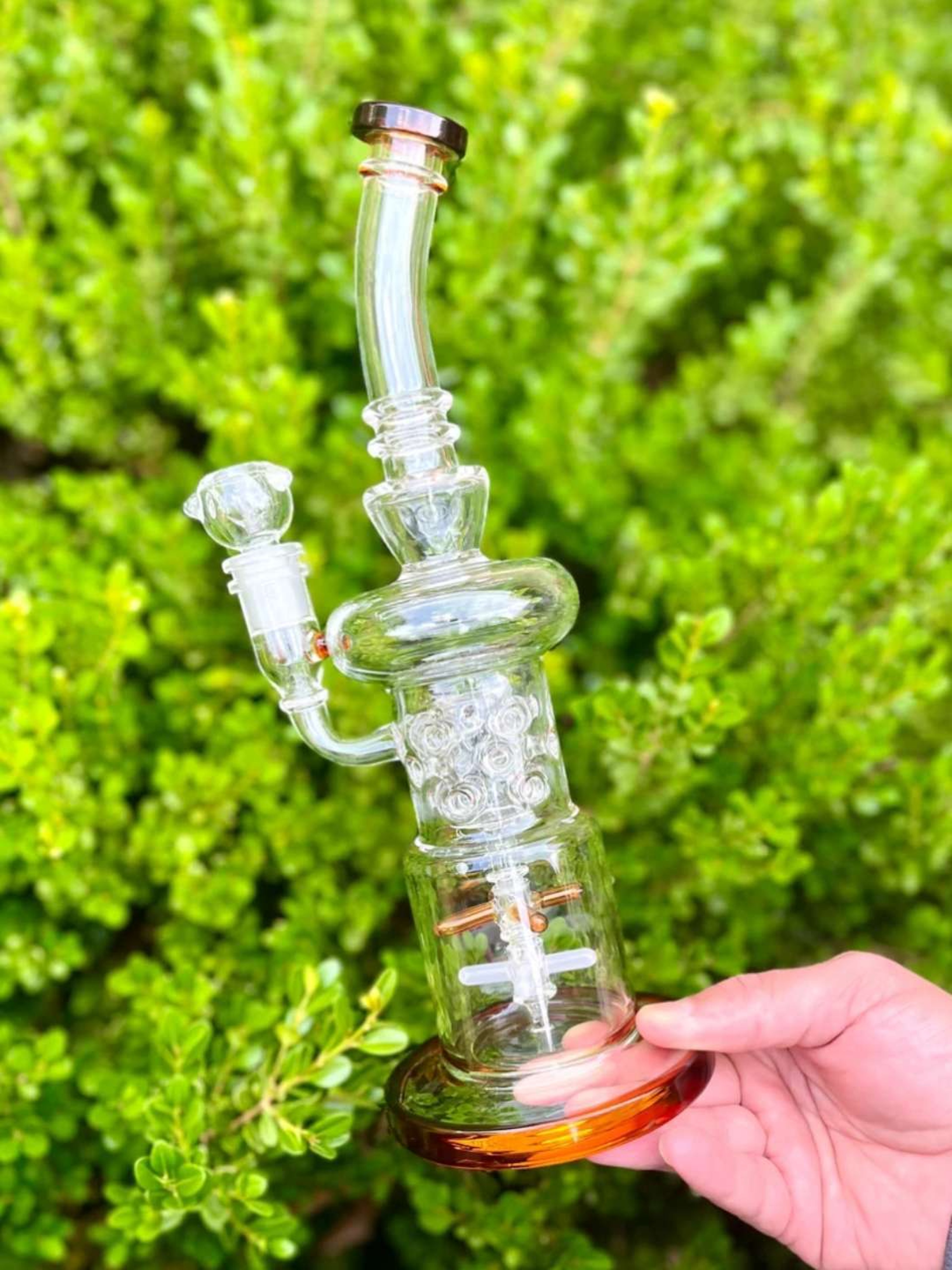 12″ Double Propeller Drum Water Pipe image 0