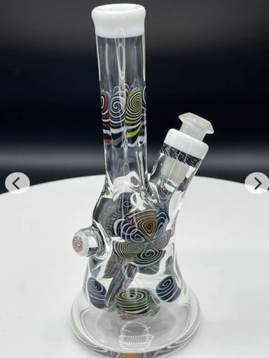 Preview pic of Chunk glass thumbprint tube