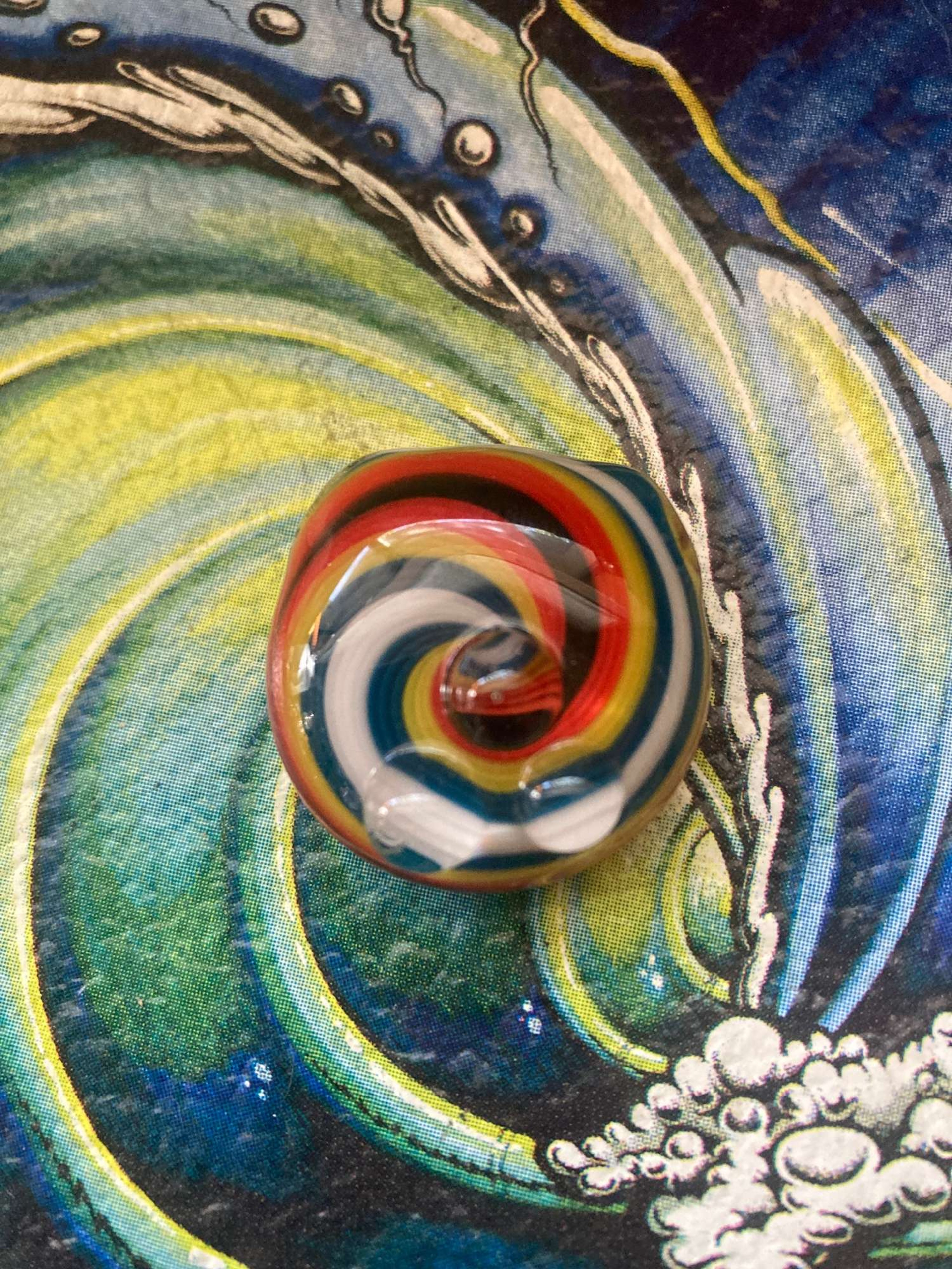 Rainbow tubing hollow disc image 0