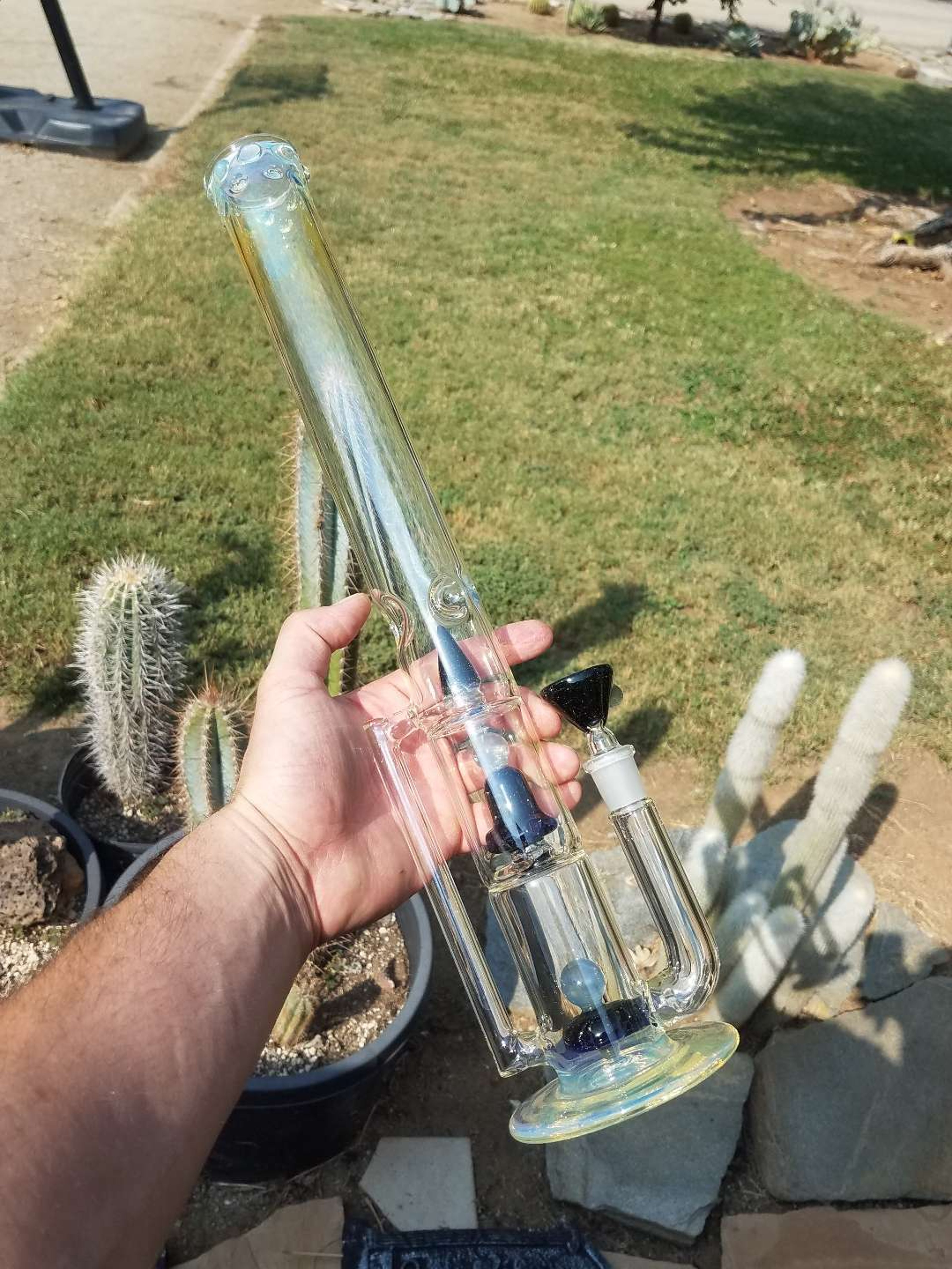 Preview pic of Triple perc CFL and crushed opal strait tube. 