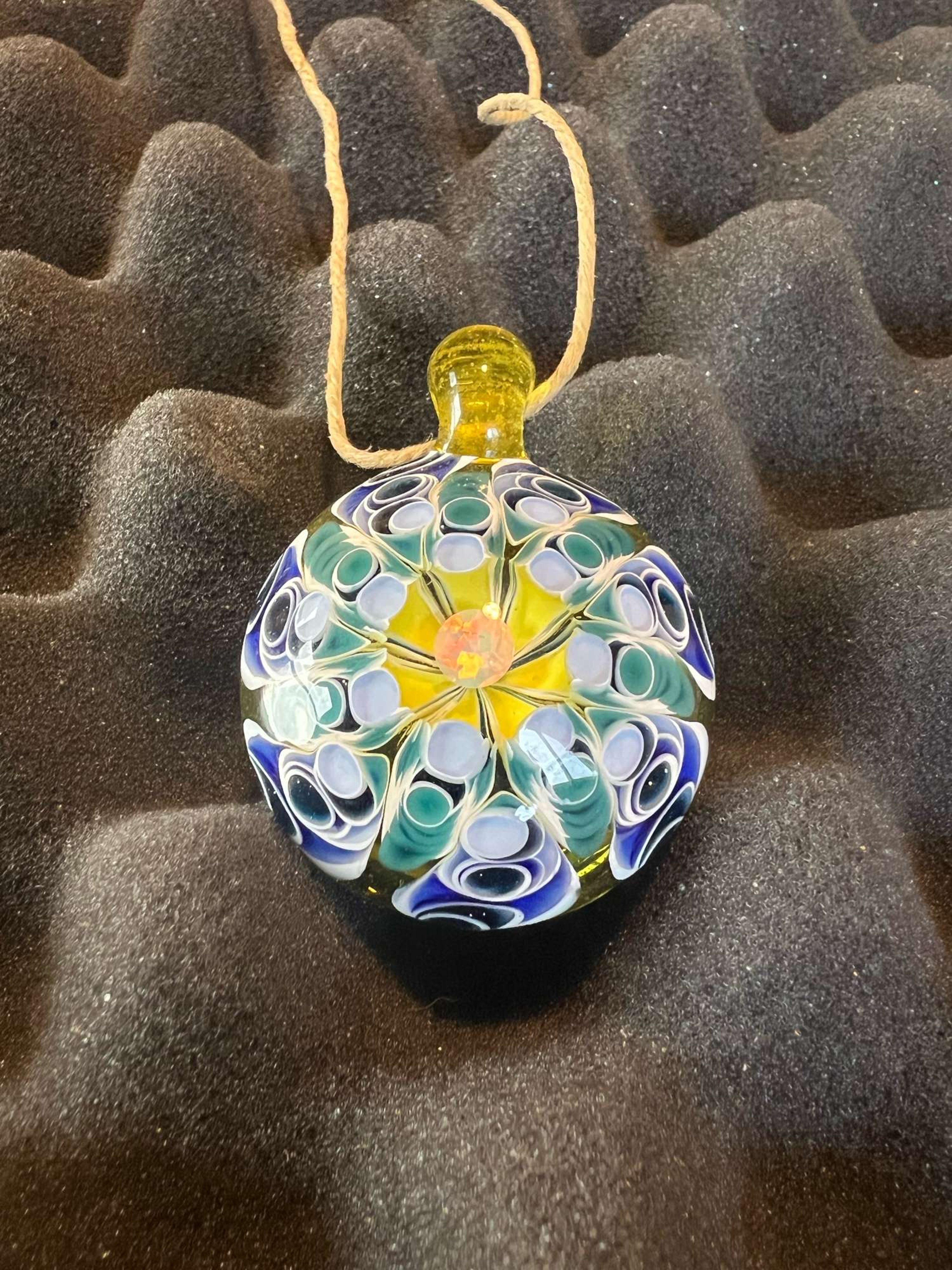JuJu Glass Dotwork Pendant image 0