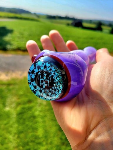 Preview pic of *New* Dichro Cap Spoon by Berzerker Glass